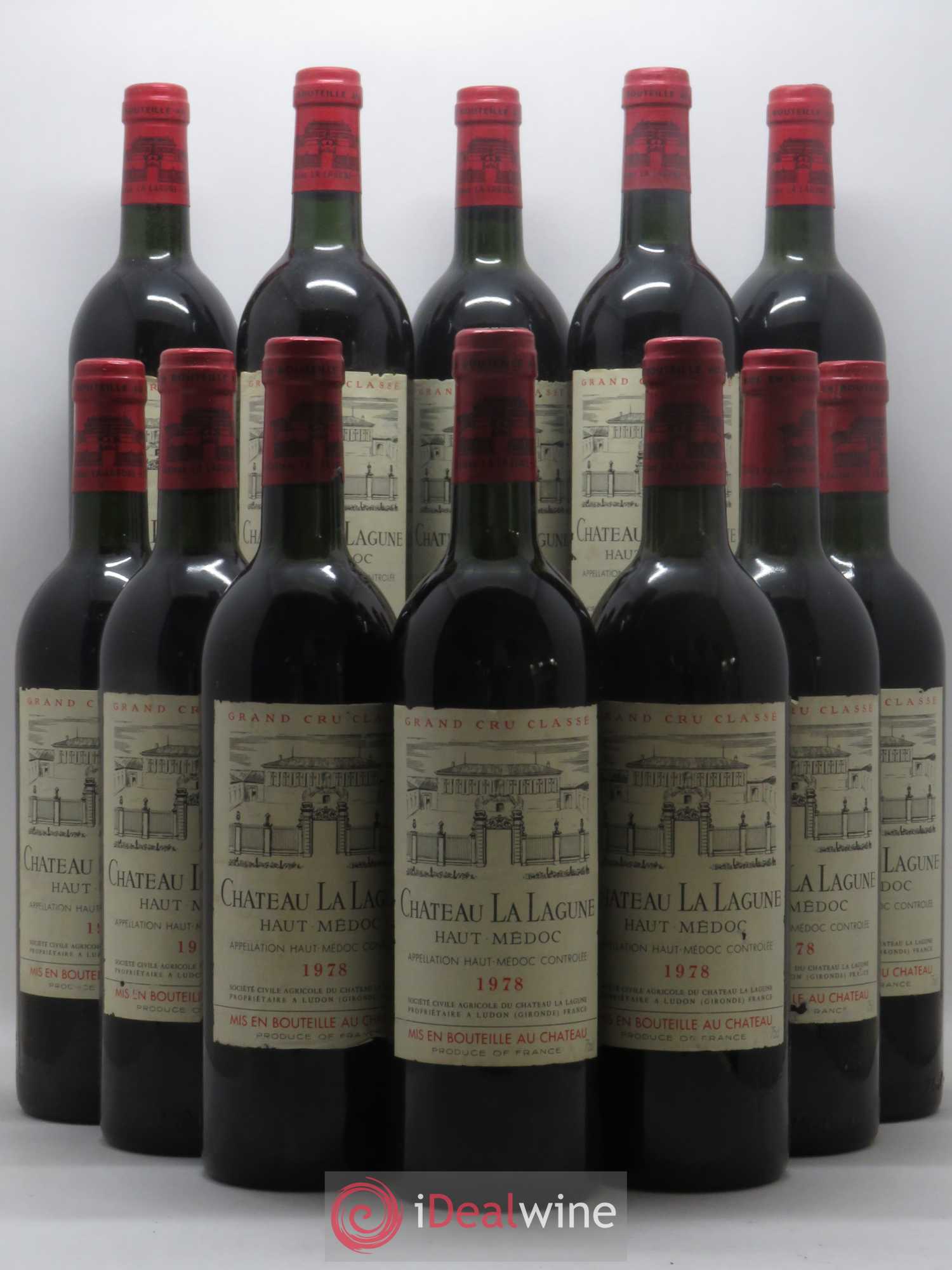 Château la Lagune 3ème Grand Cru Classé 1978 - Lot de 12 bouteilles - 0