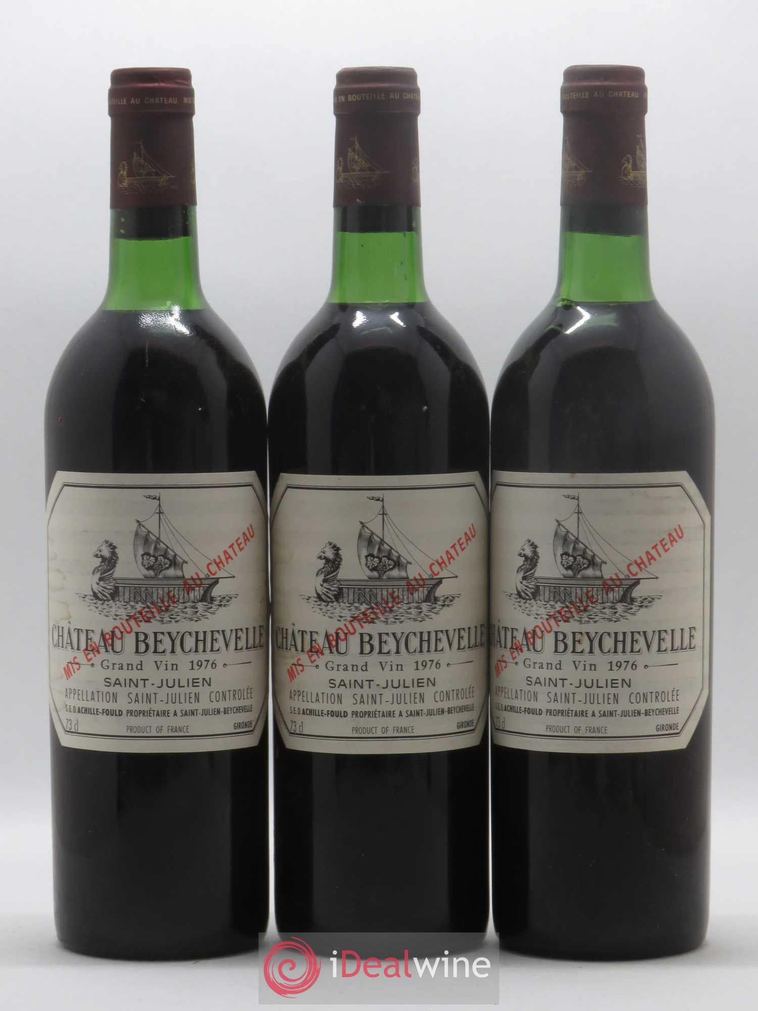 Château Beychevelle 4ème Grand Cru Classé 1976 - Lot de 12 bouteilles - 4