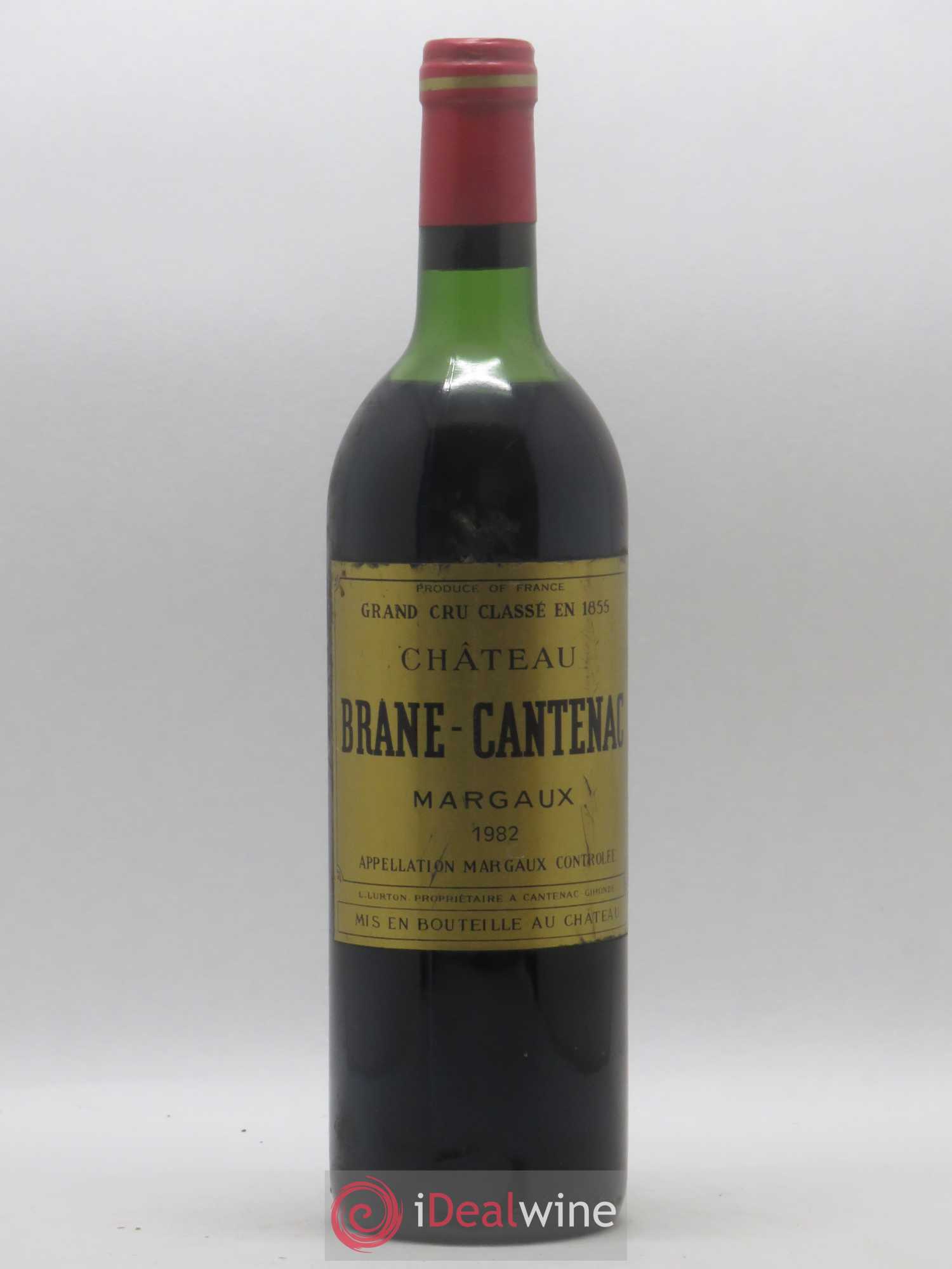 Château Brane Cantenac 2ème Grand Cru Classé 1982 - Lot de 1 bouteille - 0