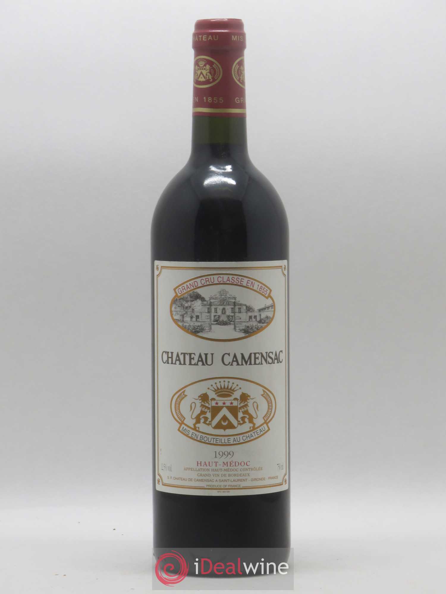 Château Camensac 5ème Grand Cru Classé 1999 - Lot de 1 bouteille - 0