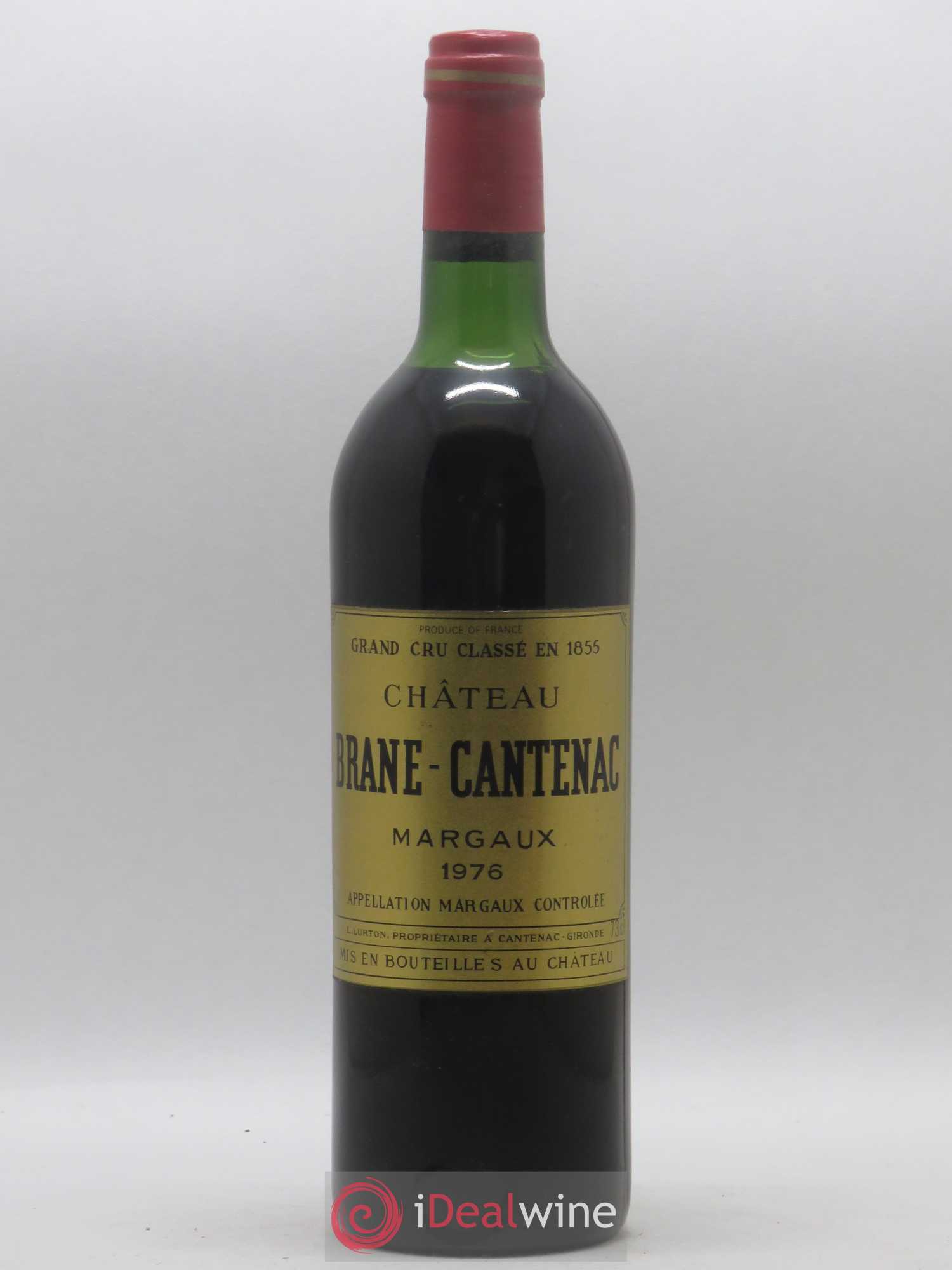 Château Brane Cantenac 2ème Grand Cru Classé 1976 - Lot de 1 bouteille - 0