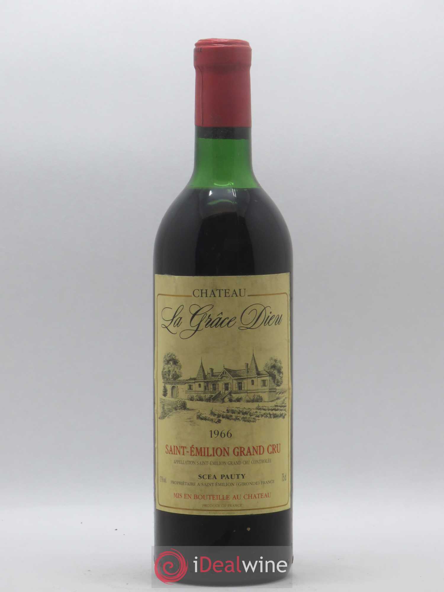 Château la Grâce Dieu 1966 - Lot de 1 bouteille - 0