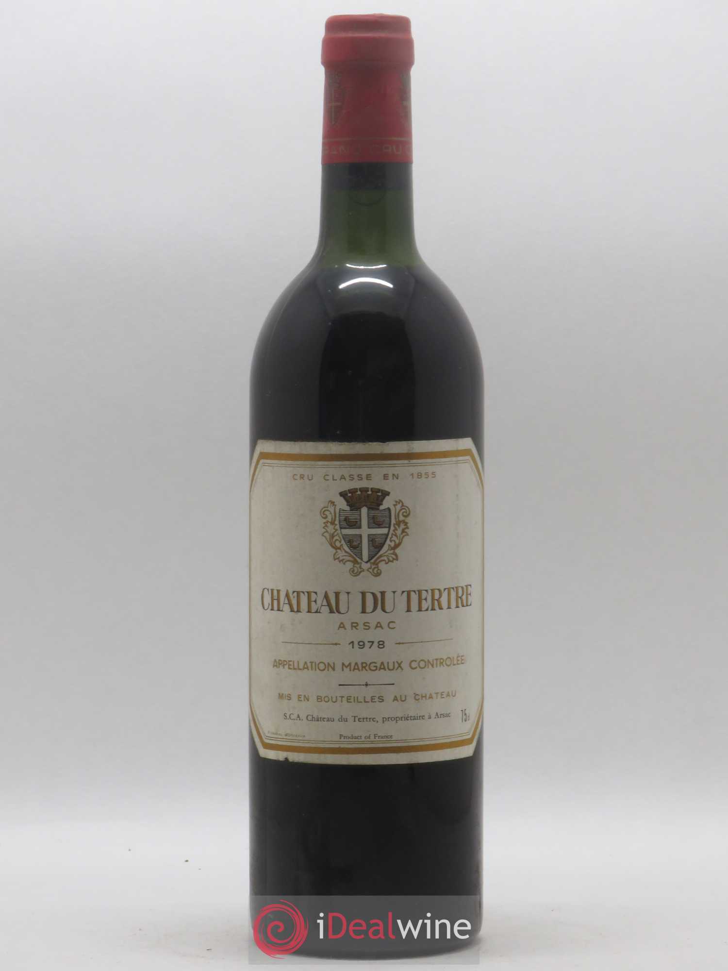 Château du Tertre 5ème Grand Cru Classé 1978 - Lot de 1 bouteille - 0