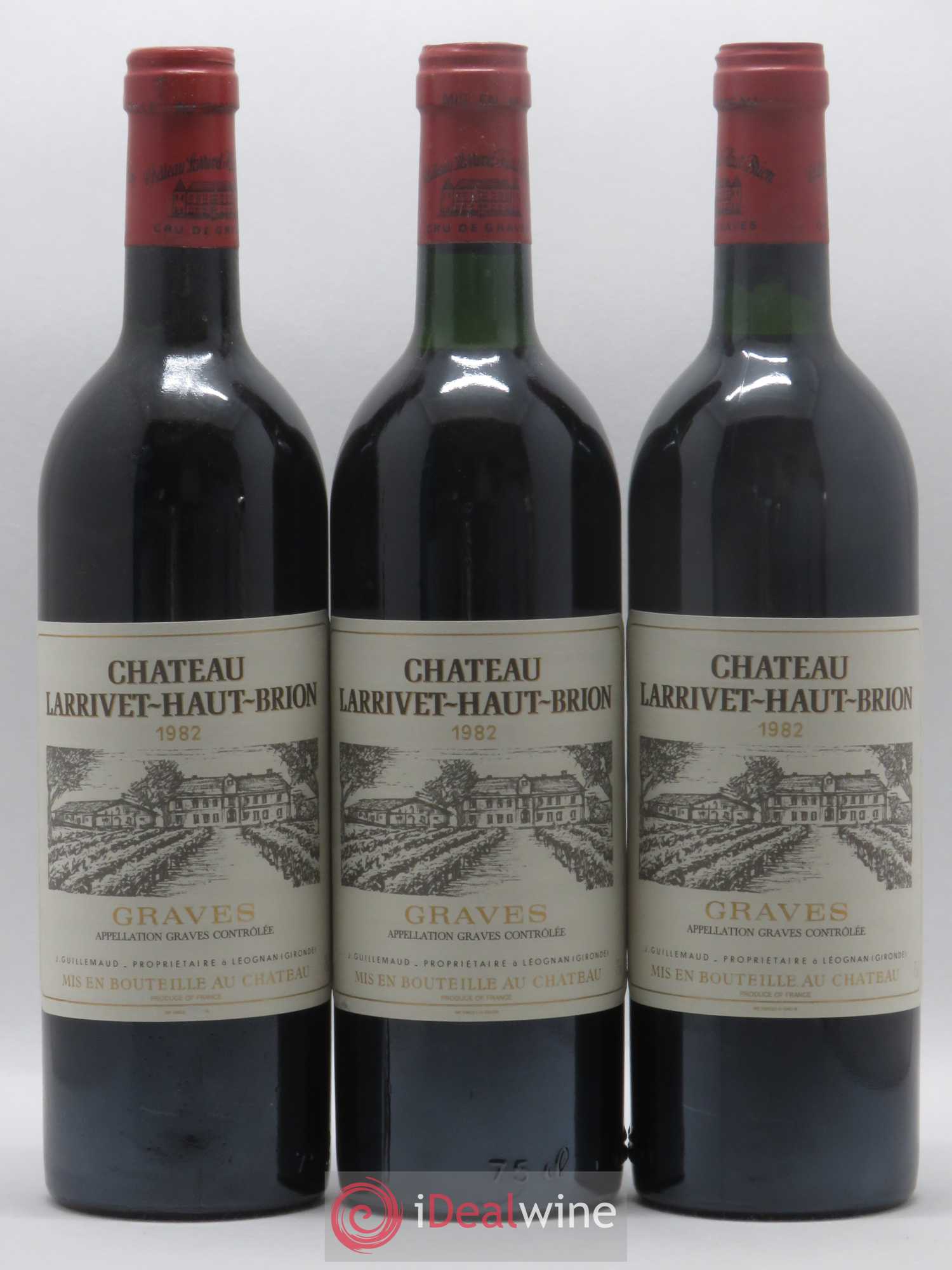 Château Larrivet Haut-Brion 1982 - Lot de 6 bouteilles - 1