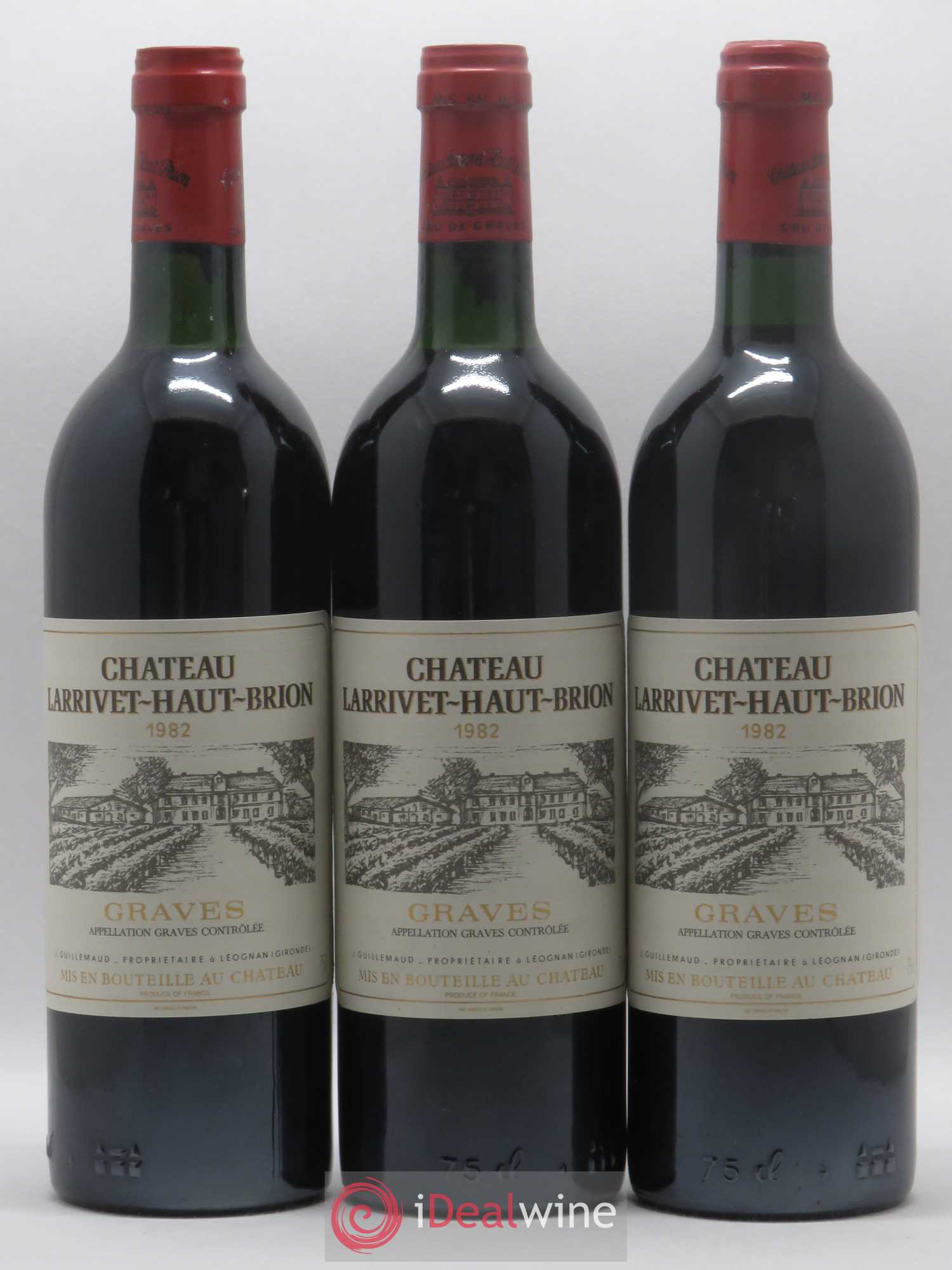 Château Larrivet Haut-Brion 1982 - Lot de 6 bouteilles - 2
