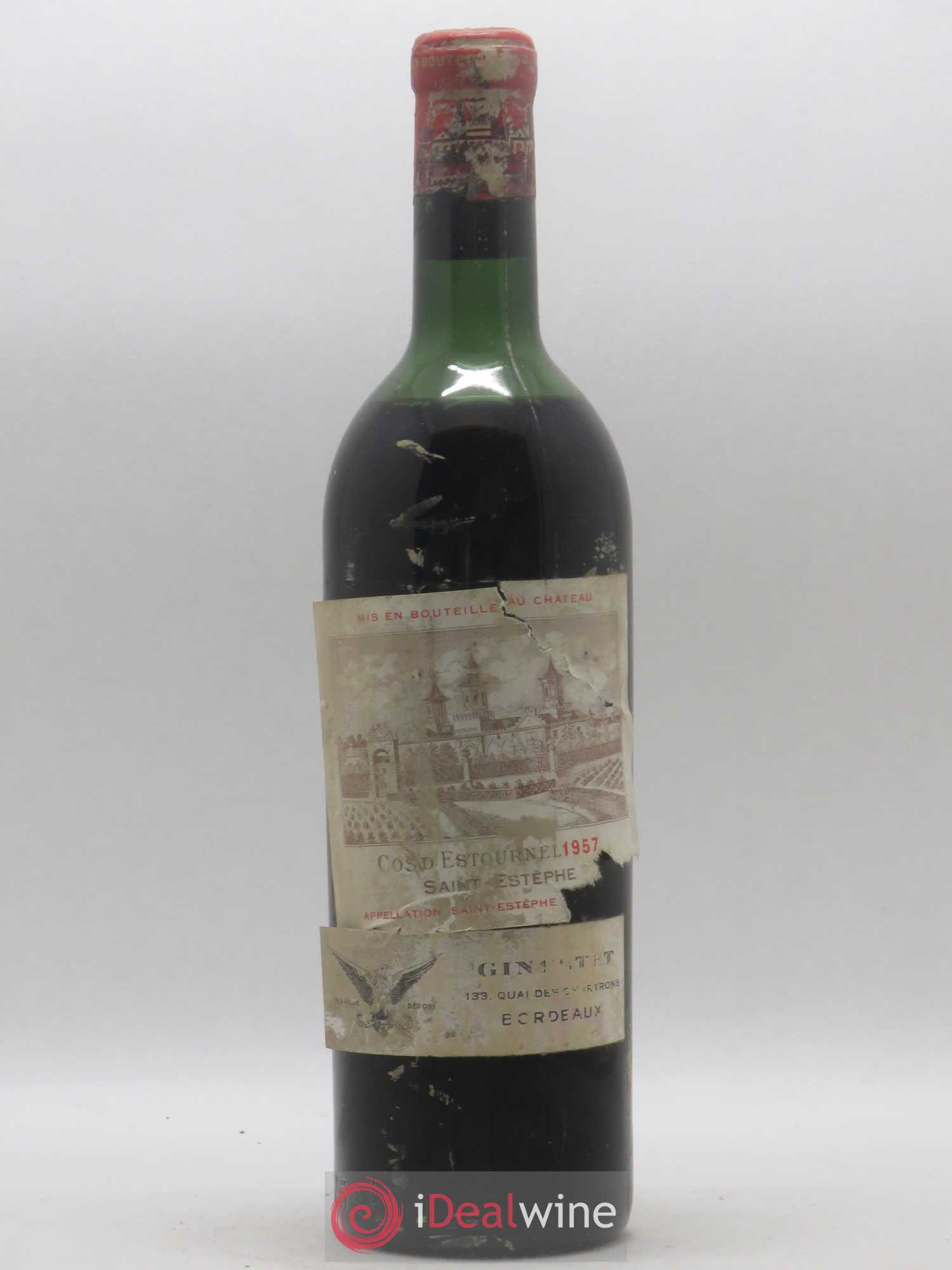 Cos d'Estournel 2ème Grand Cru Classé 1957 - Lot de 1 bouteille - 0