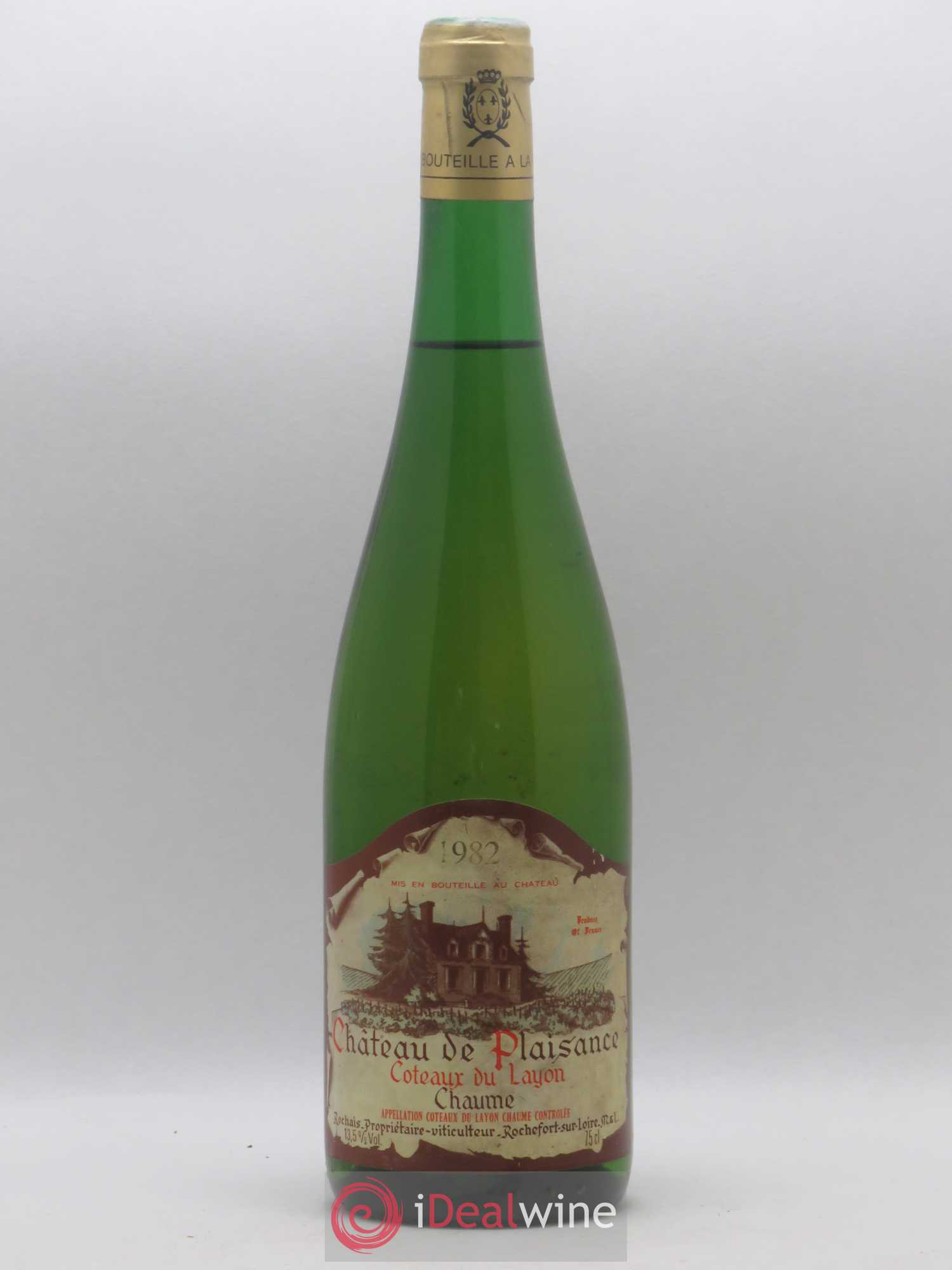 Coteaux du Layon Chaume Château de Plaisance 1982 - Posten von 1 Flasche - 0