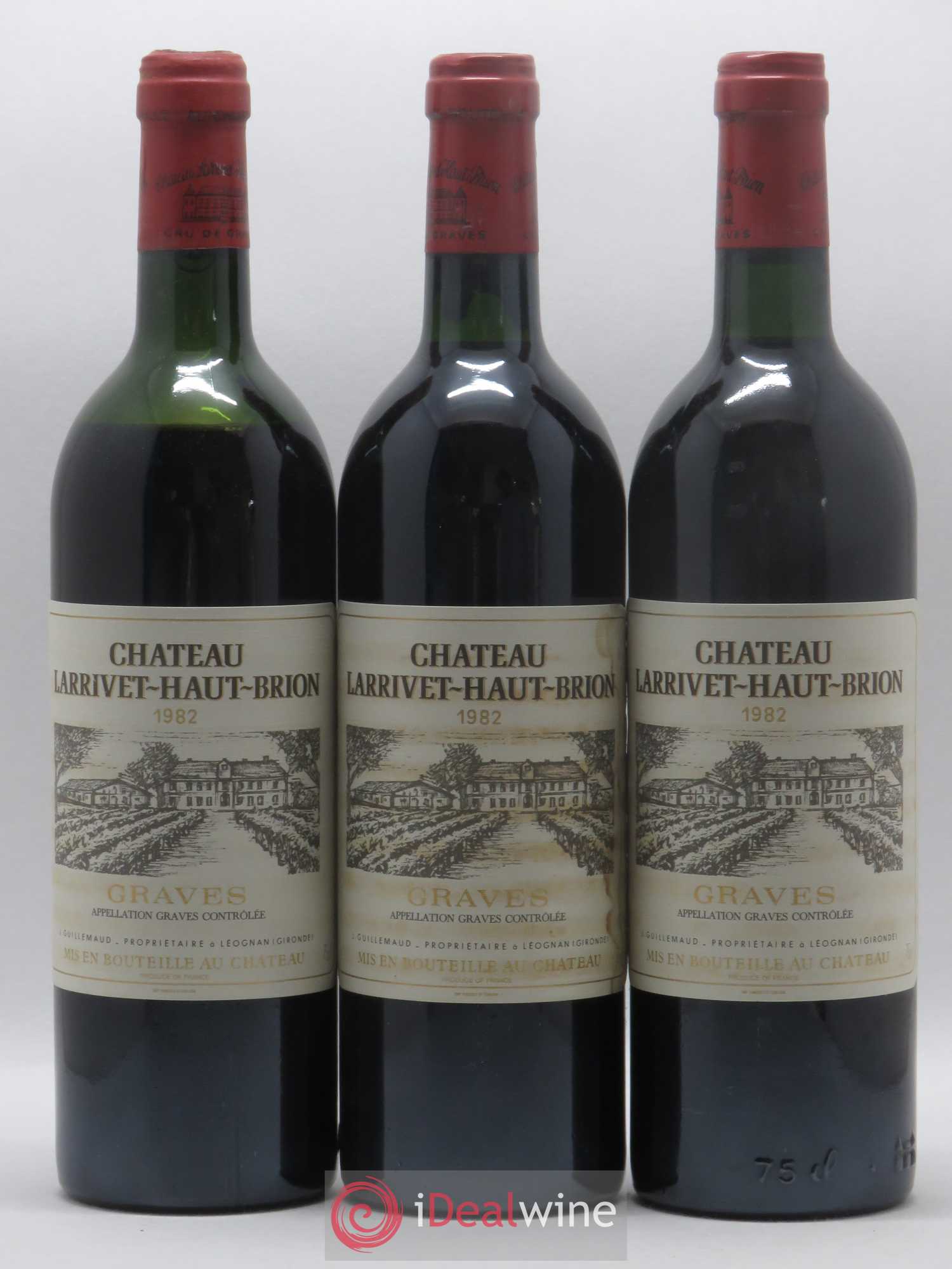 Château Larrivet Haut-Brion 1982 - Lot de 6 bouteilles - 2