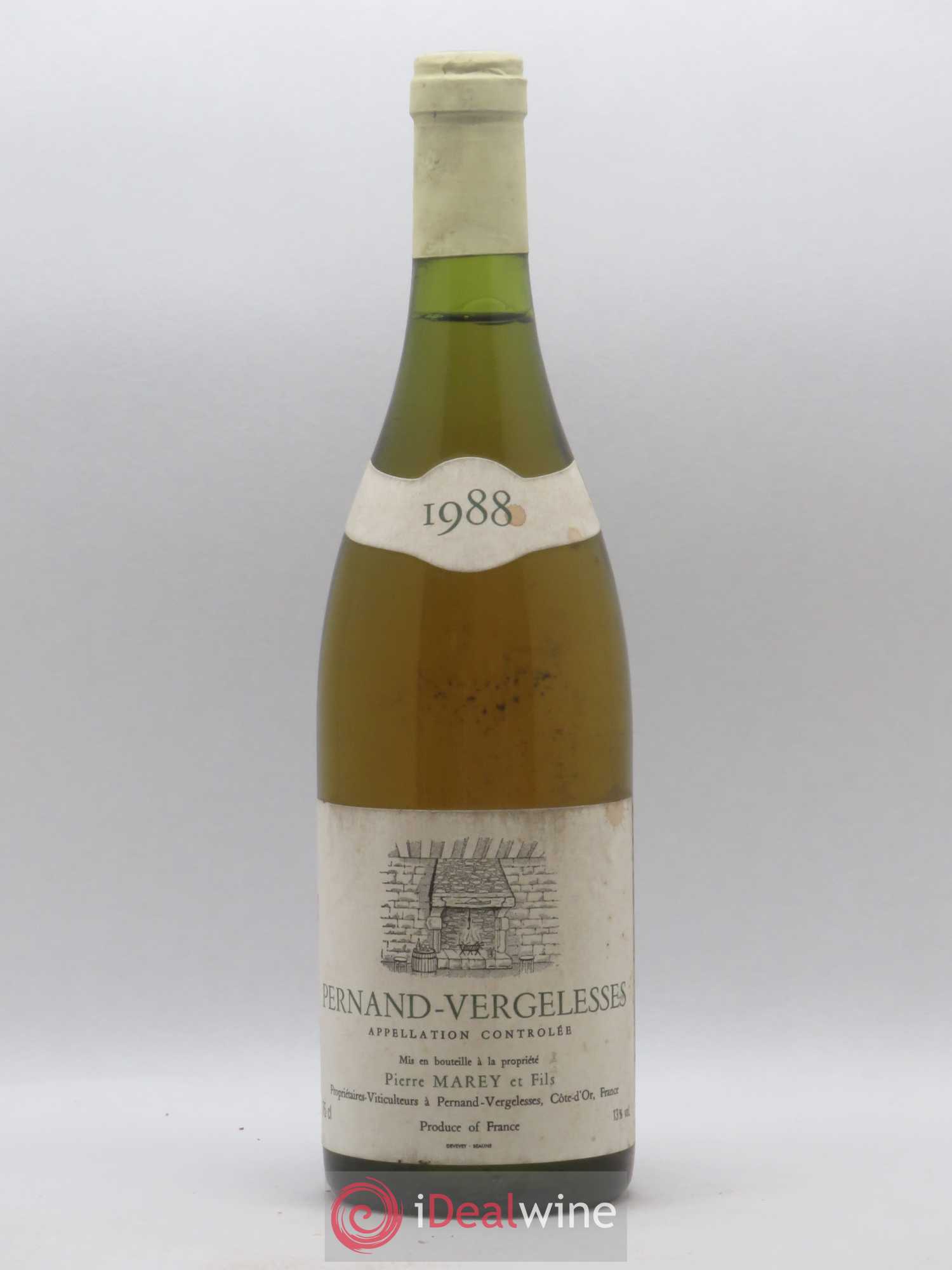 Pernand-Vergelesses Pierre Marey (sans prix de réserve) 1988 - Posten von 1 Flasche - 0