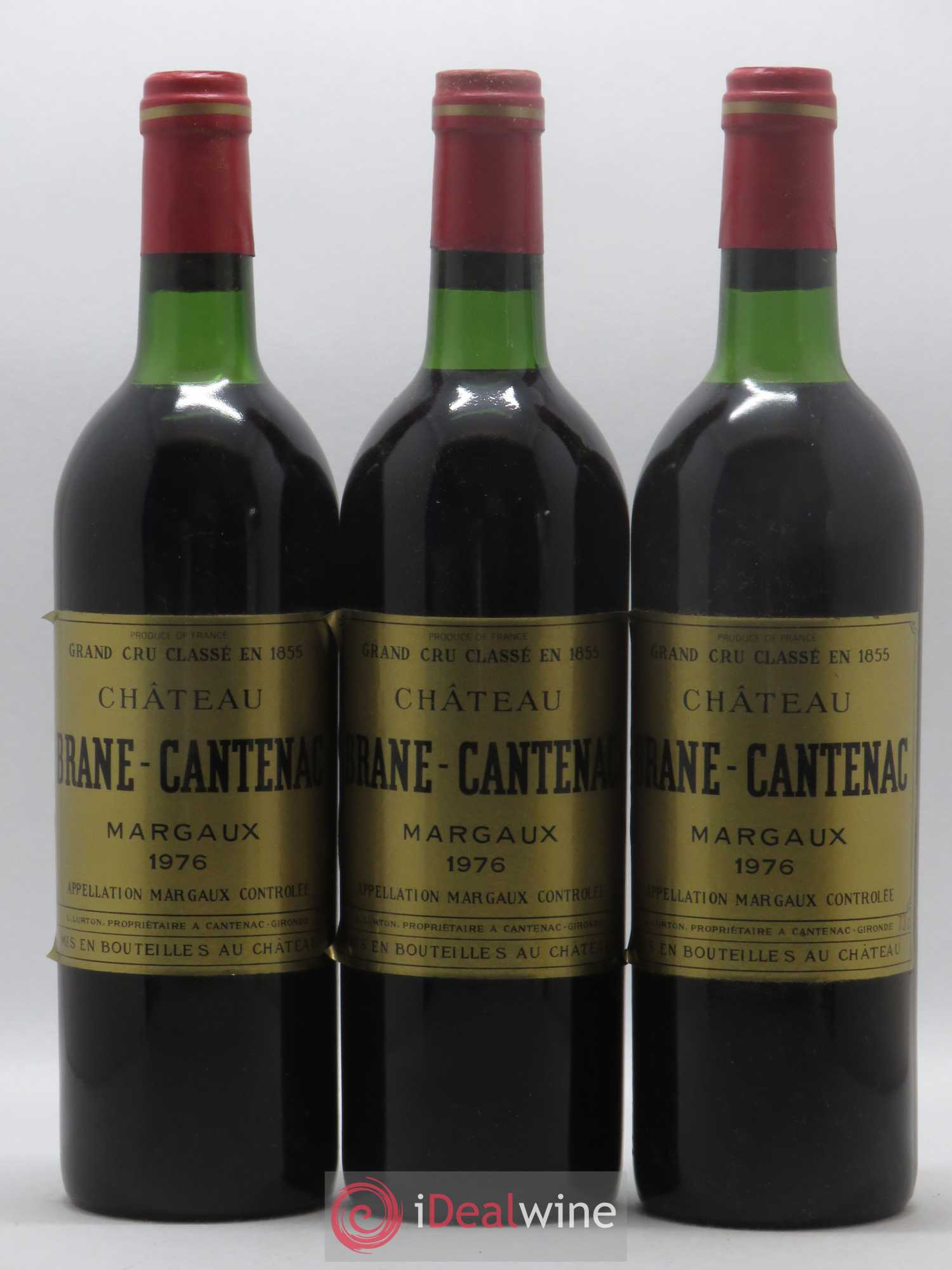 Château Brane Cantenac 2ème Grand Cru Classé 1976 - Posten von 12 Flaschen - 3