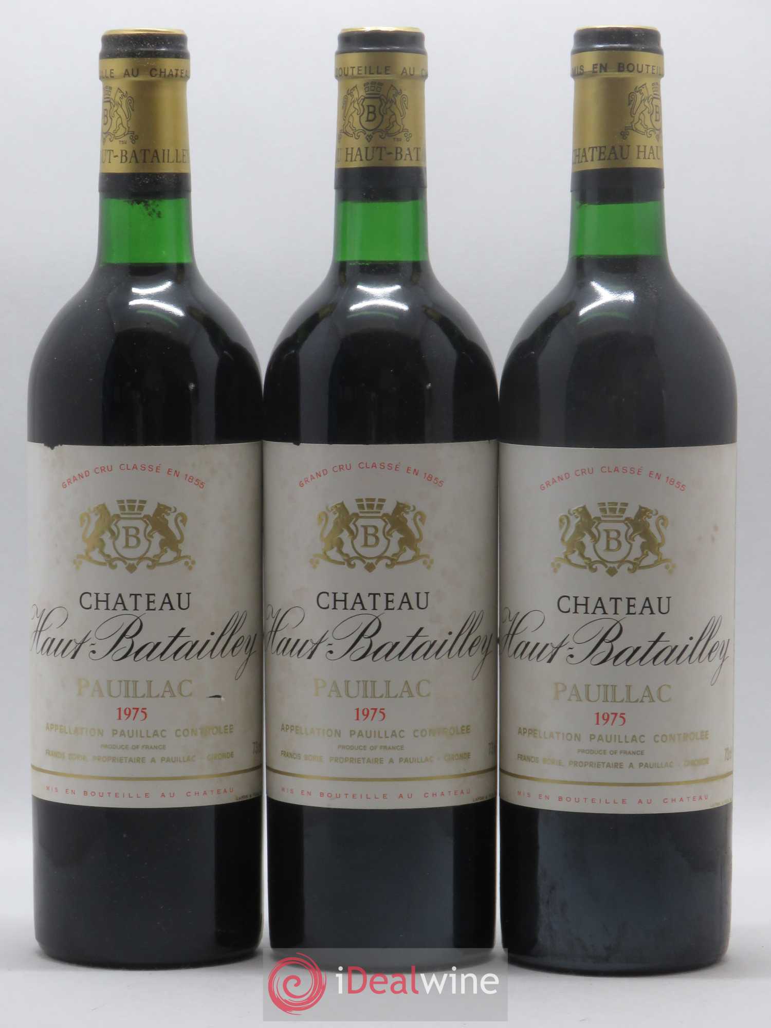 Château Haut Batailley 5ème Grand Cru Classé 1975 - Lot de 12 bouteilles - 1