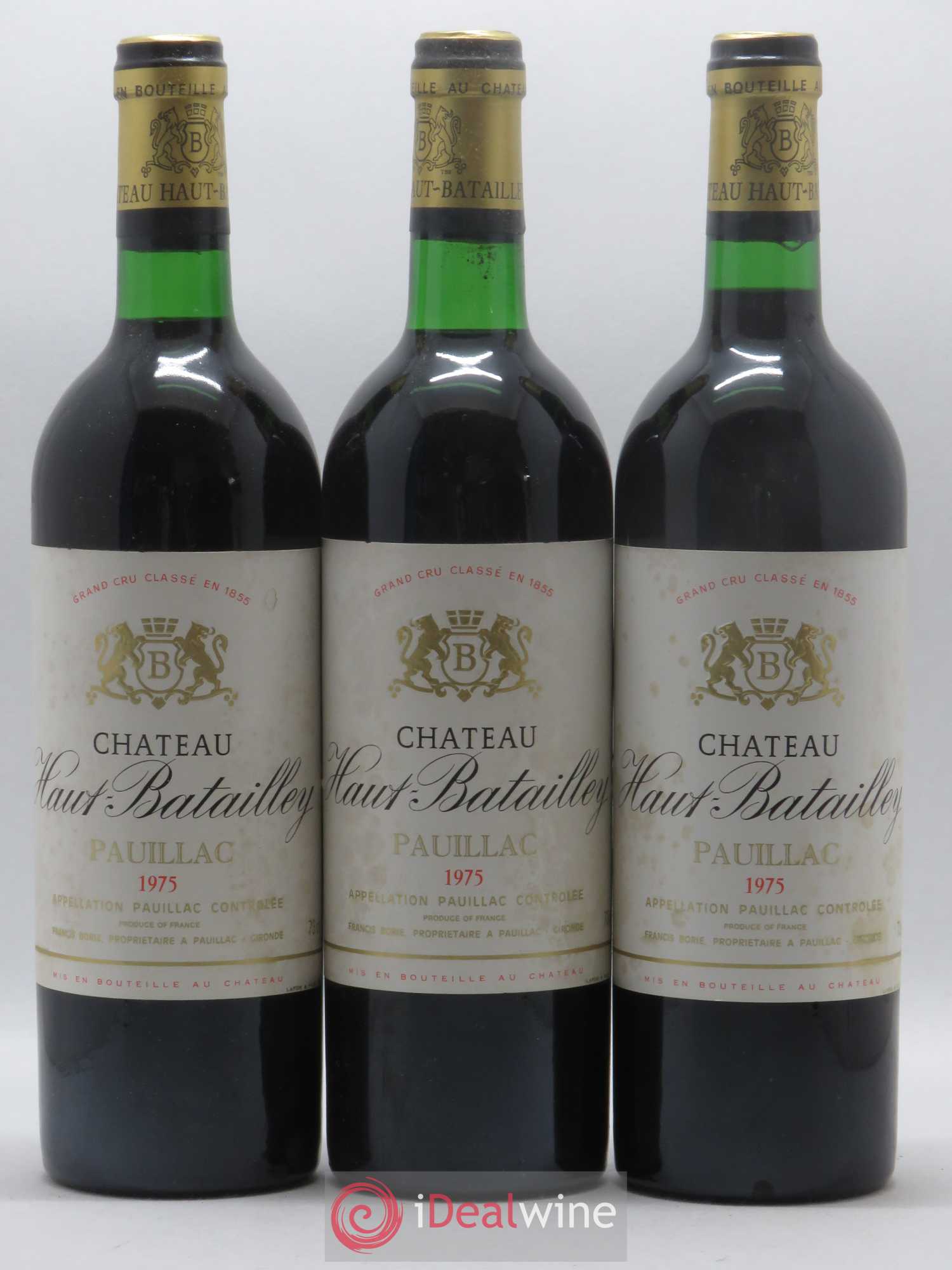 Château Haut Batailley 5ème Grand Cru Classé 1975 - Lot de 12 bouteilles - 2