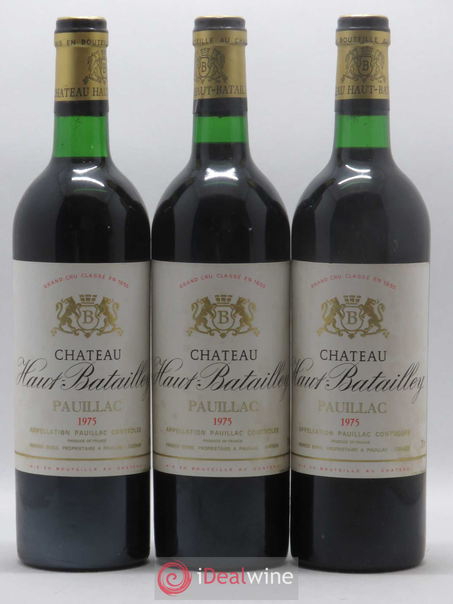Château Haut Batailley 5ème Grand Cru Classé 1975 - Lot de 12 bouteilles - 3
