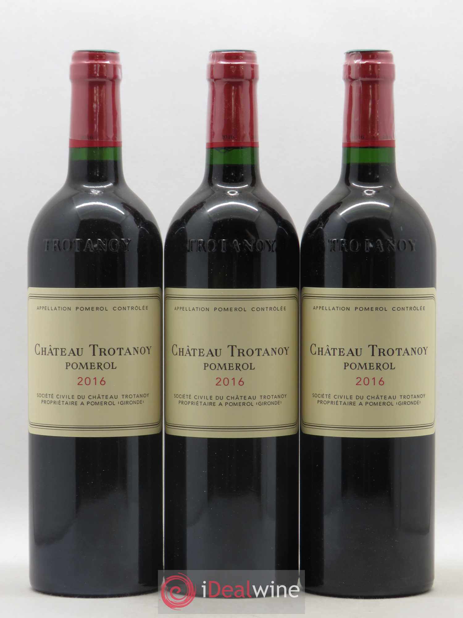Château Trotanoy 2016 - Lot de 3 bouteilles - 0