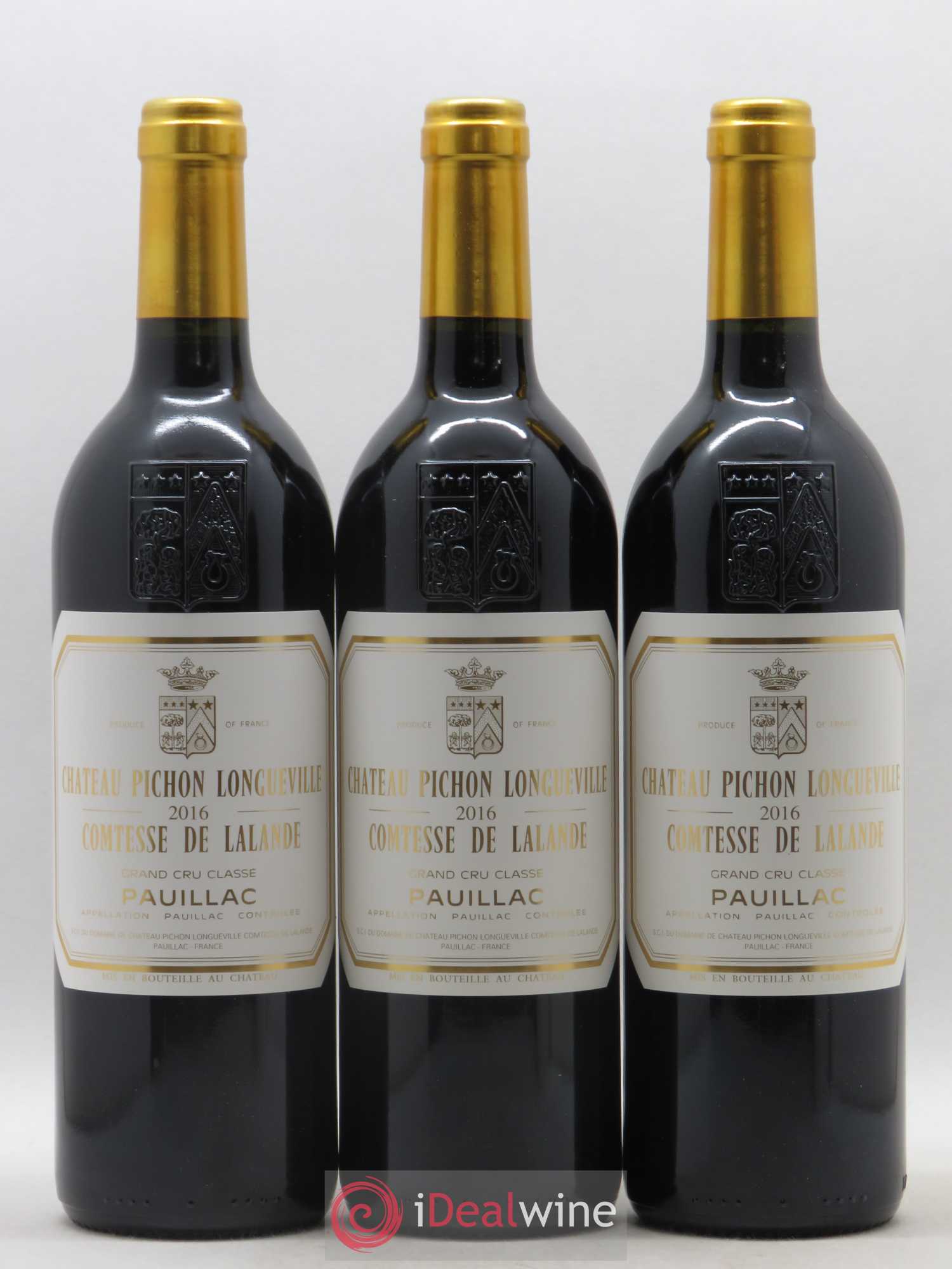 Château Pichon Longueville Comtesse de Lalande 2ème Grand Cru Classé 2016 - Lot de 3 bouteilles - 0