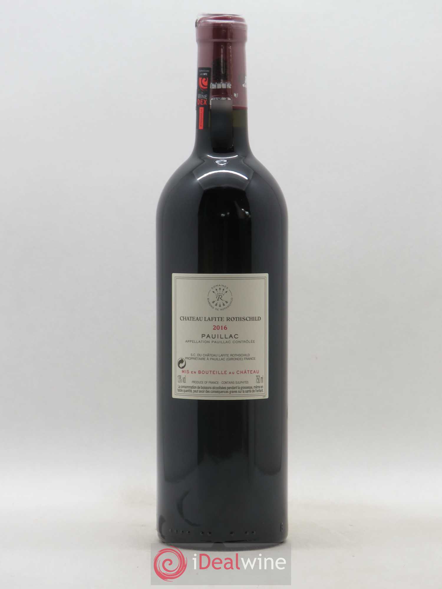 Château Lafite Rothschild 1er Grand Cru Classé 2016 - Lot de 1 bouteille - 1