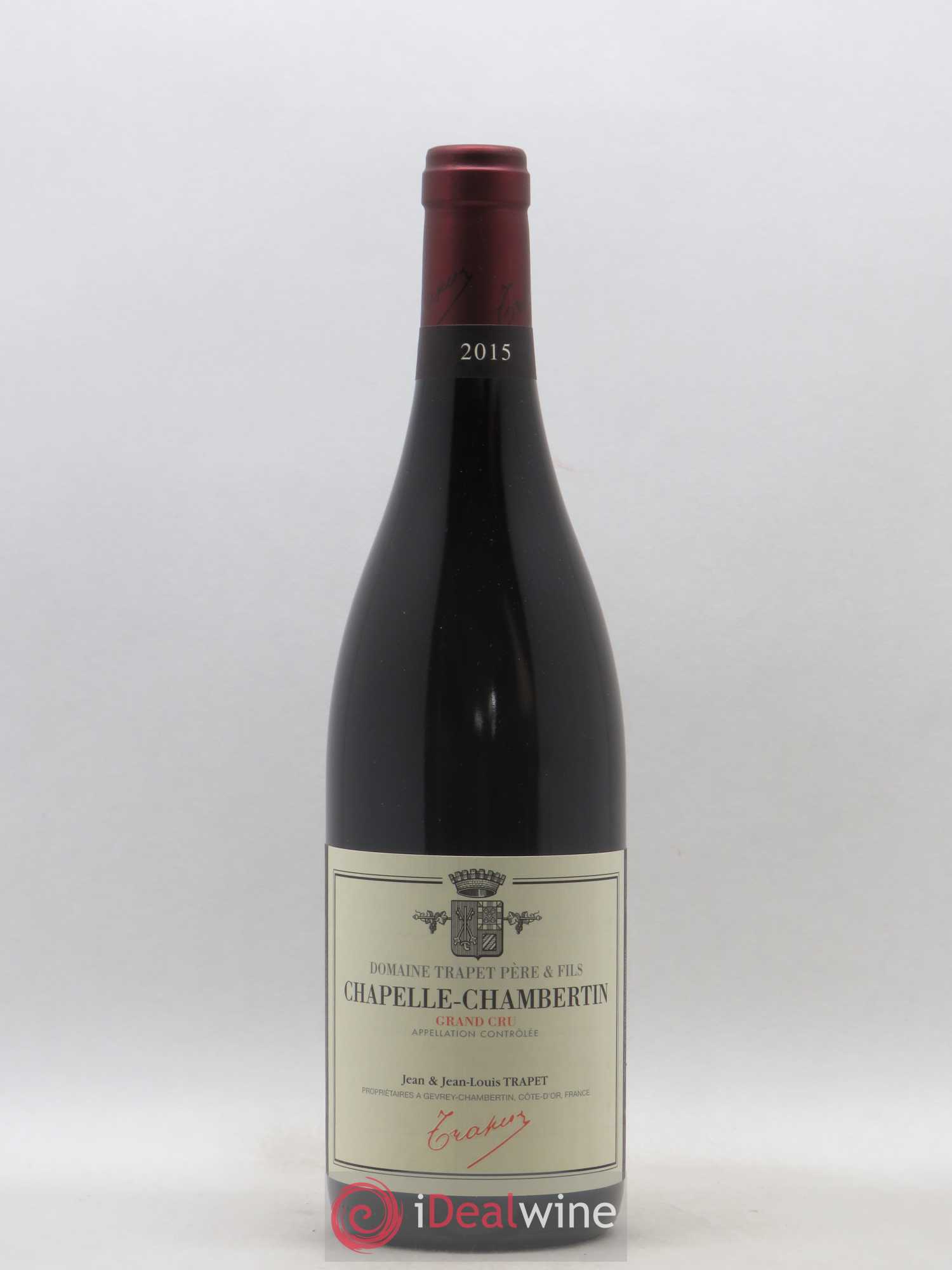Chapelle-Chambertin Grand Cru Domaine Trapet 2015 - Lot de 1 bouteille - 0