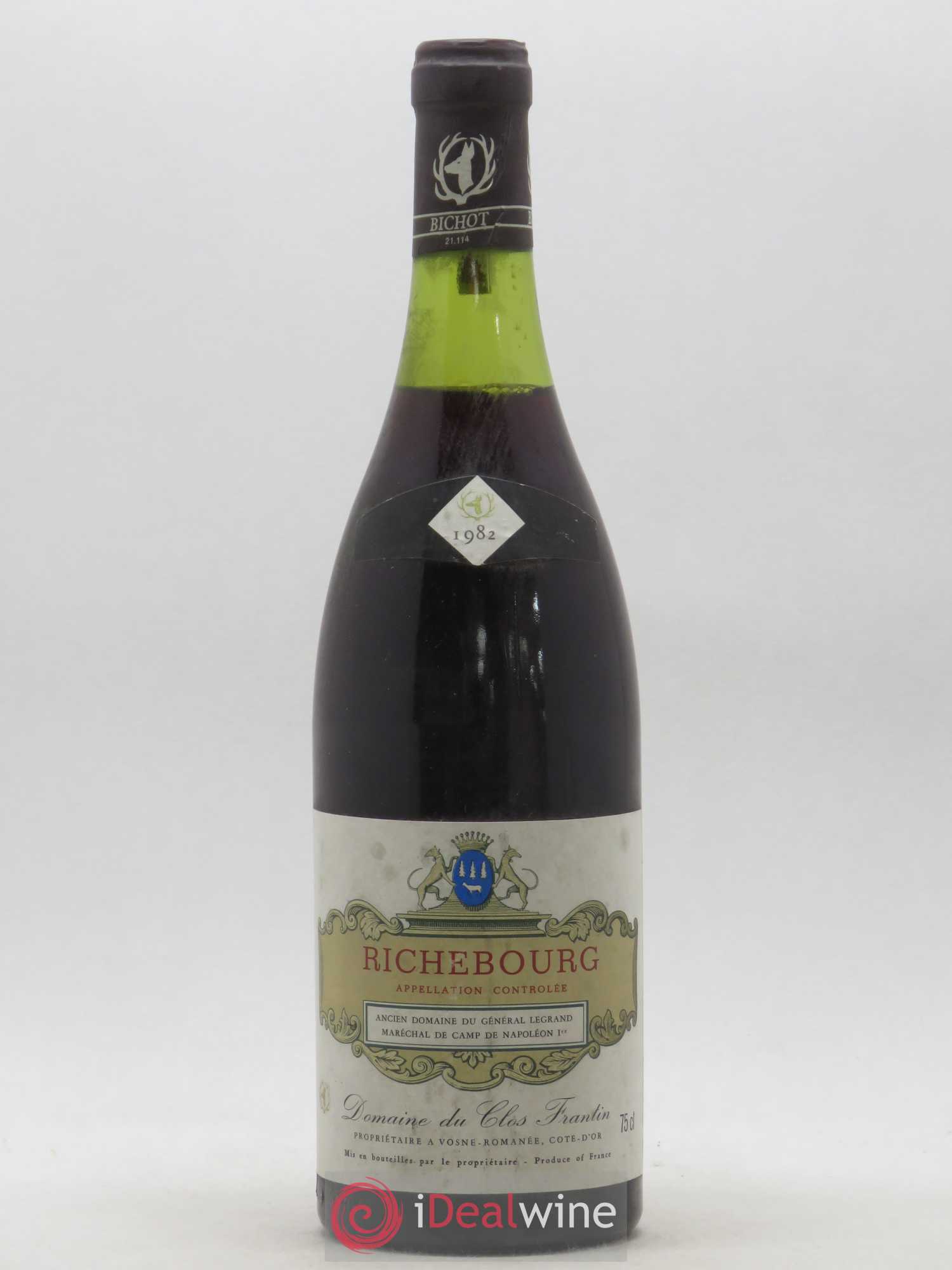 Richebourg Grand Cru Clos Frantin - Albert Bichot 1982 - Lot de 1 bouteille - 0