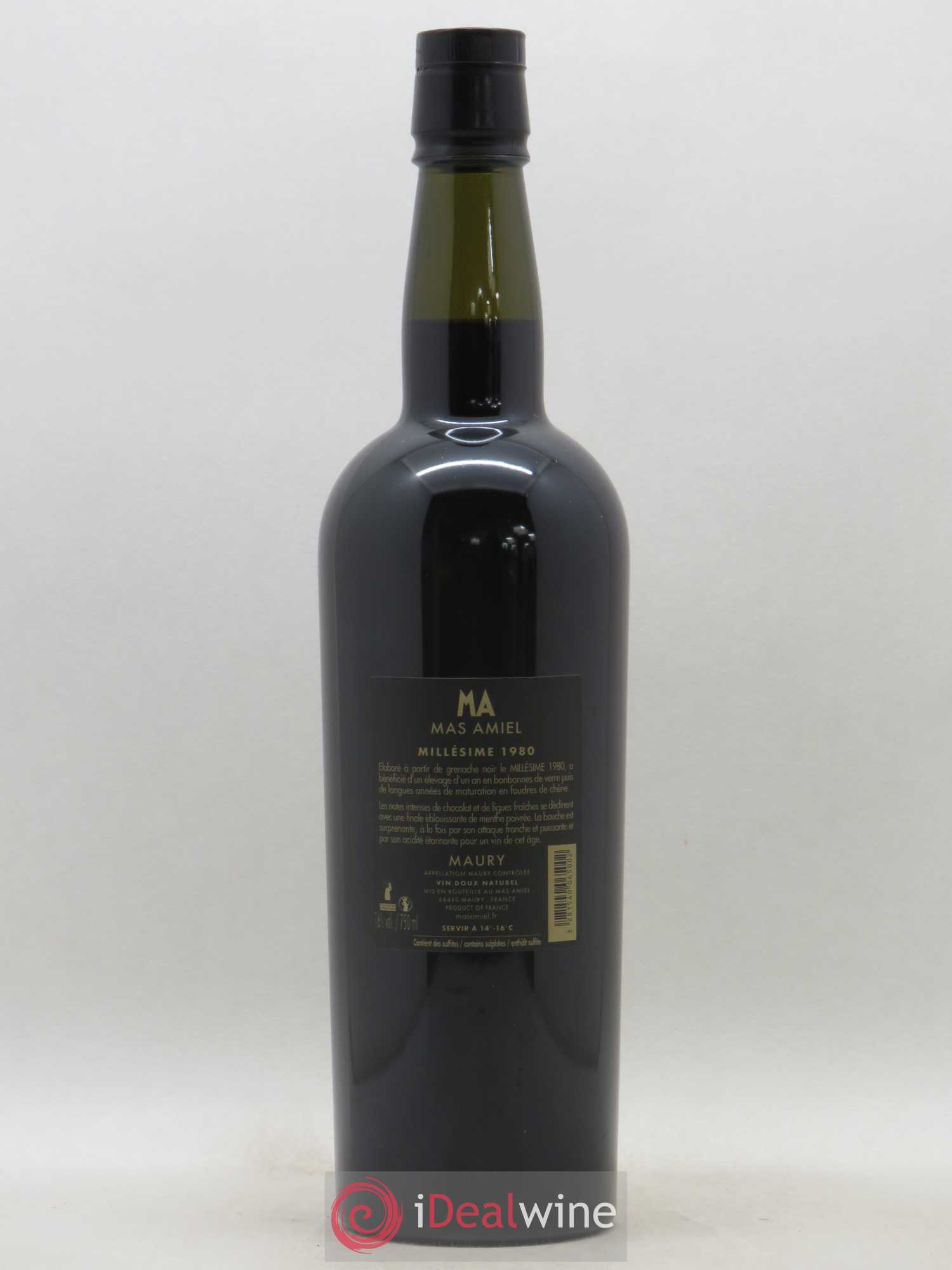 Maury Mas Amiel Vintage 1980 - Lot de 1 bouteille - 1