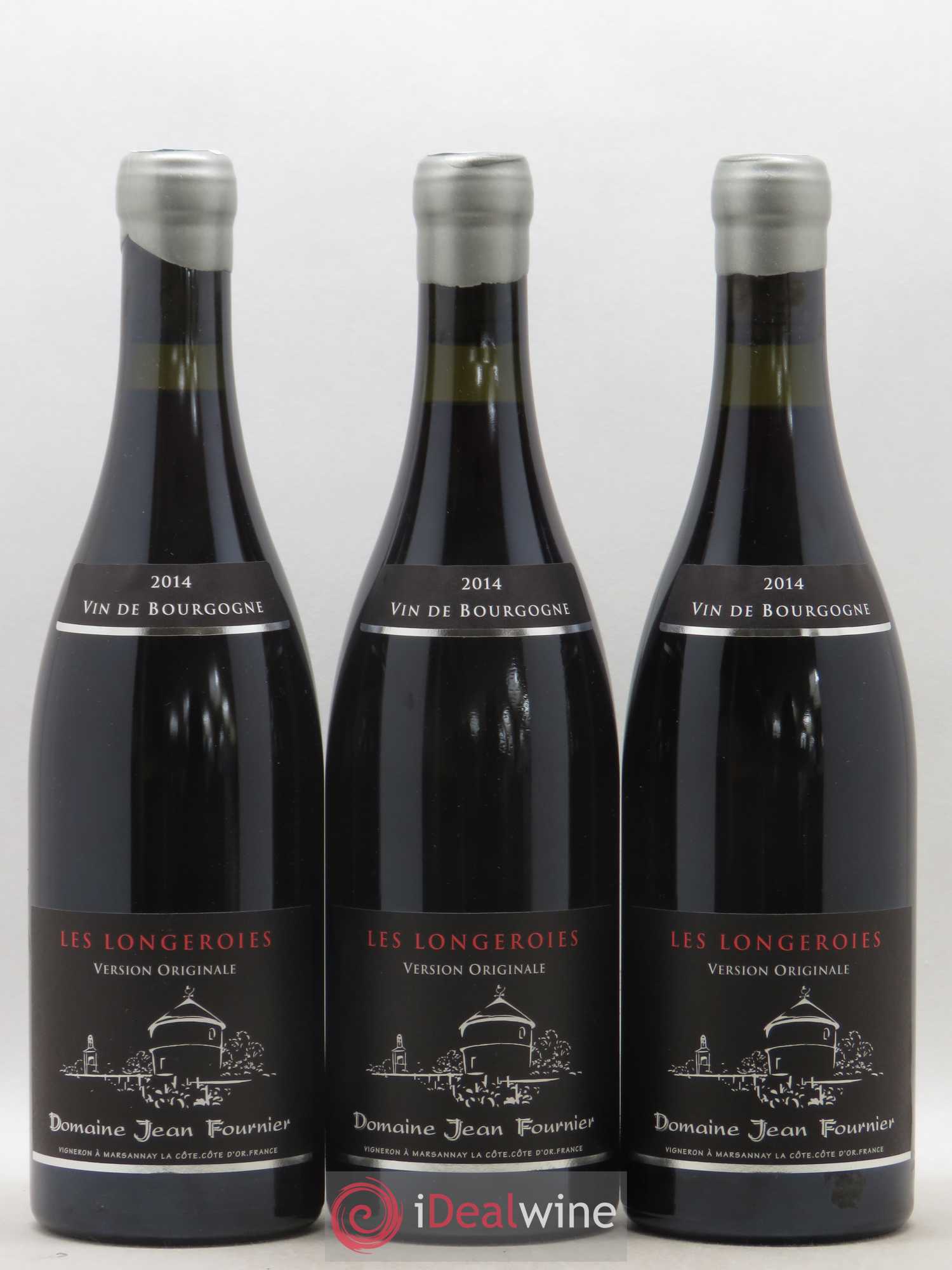 Marsannay Les Longeroies Jean Fournier (Domaine) Version Originale 2014 - Lot de 3 bouteilles - 0