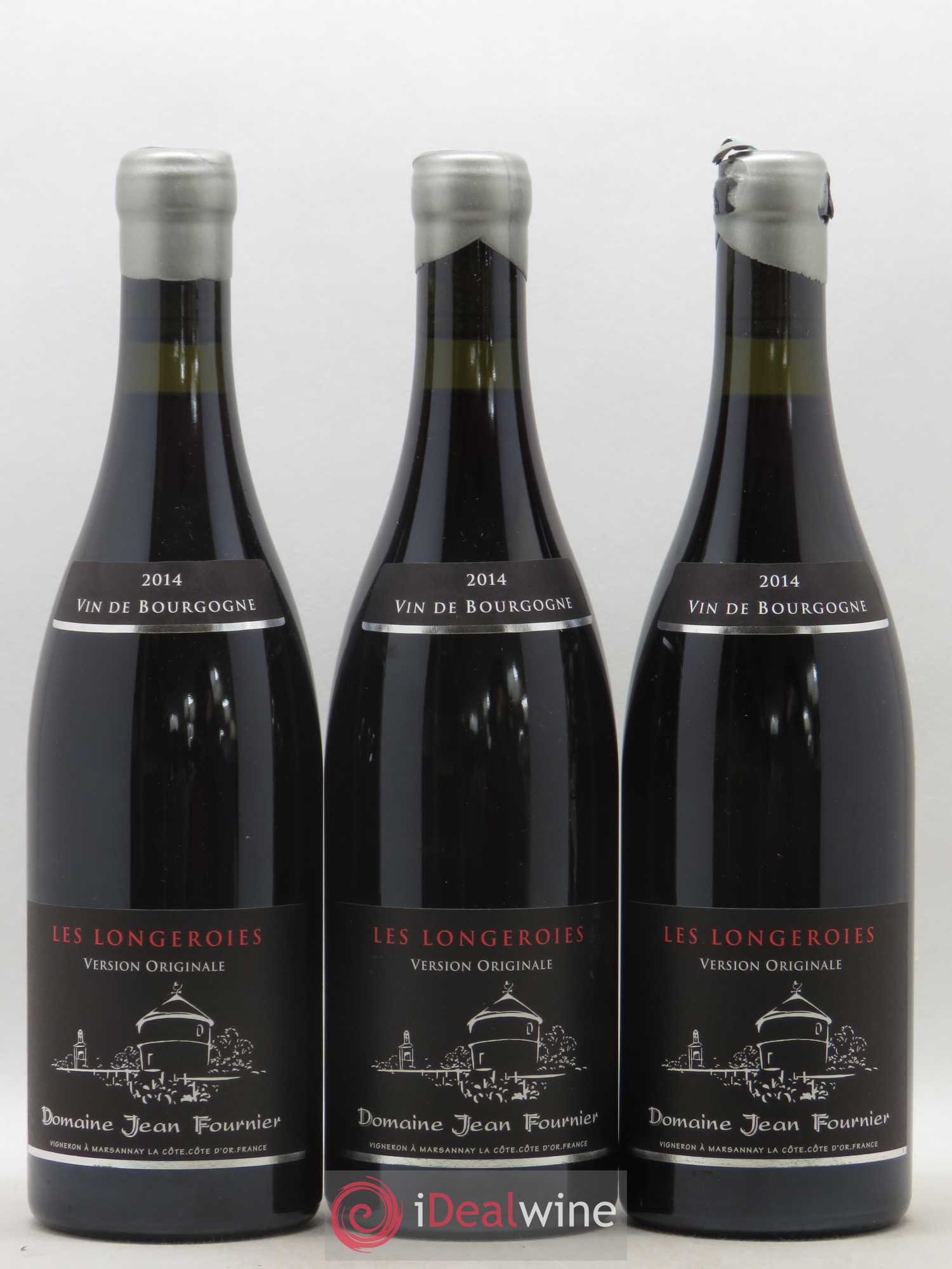 Marsannay Les Longeroies Jean Fournier (Domaine) Version Originale 2014 - Lot de 3 bouteilles - 0