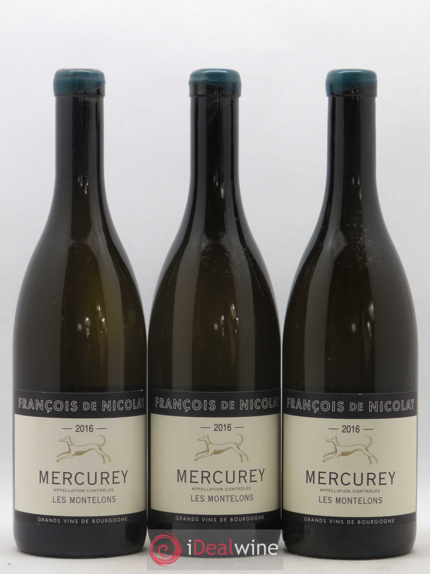 Mercurey Les Montelons Francois de Nicolay 2016 - Posten von 3 Flaschen - 0