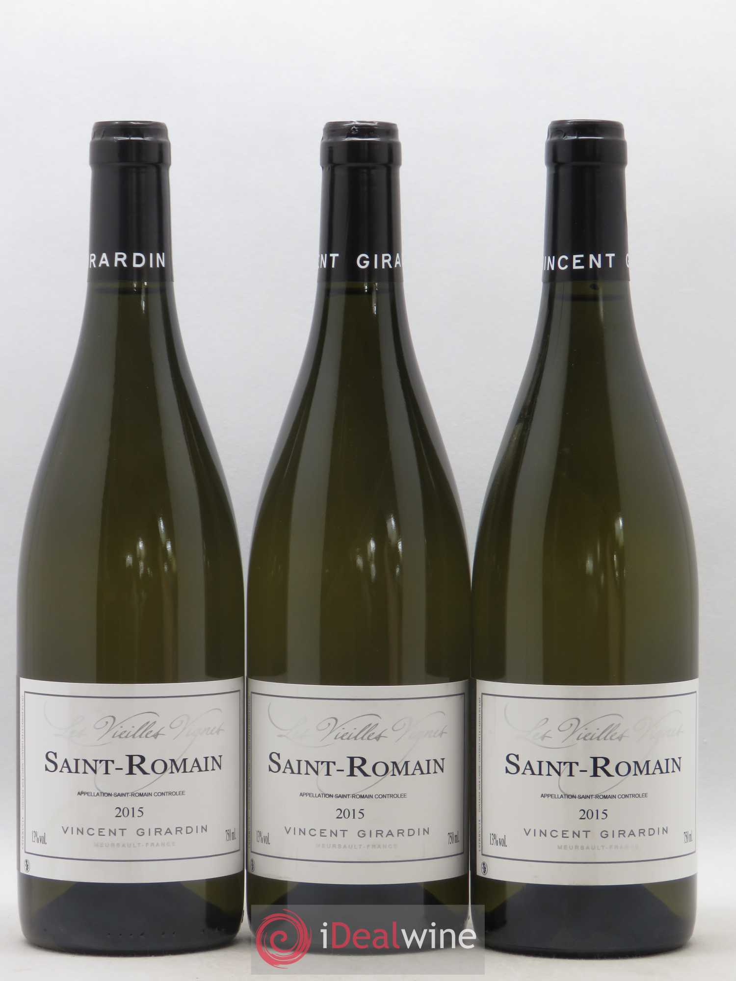 Saint-Romain Vieilles Vignes Vincent Girardin 2015 - Lot de 3 bouteilles - 0