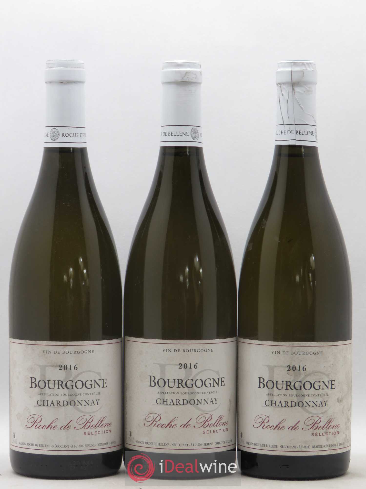 Bourgogne Chardonnay Maison Roche de Bellene 2016 - Posten von 3 Flaschen - 0