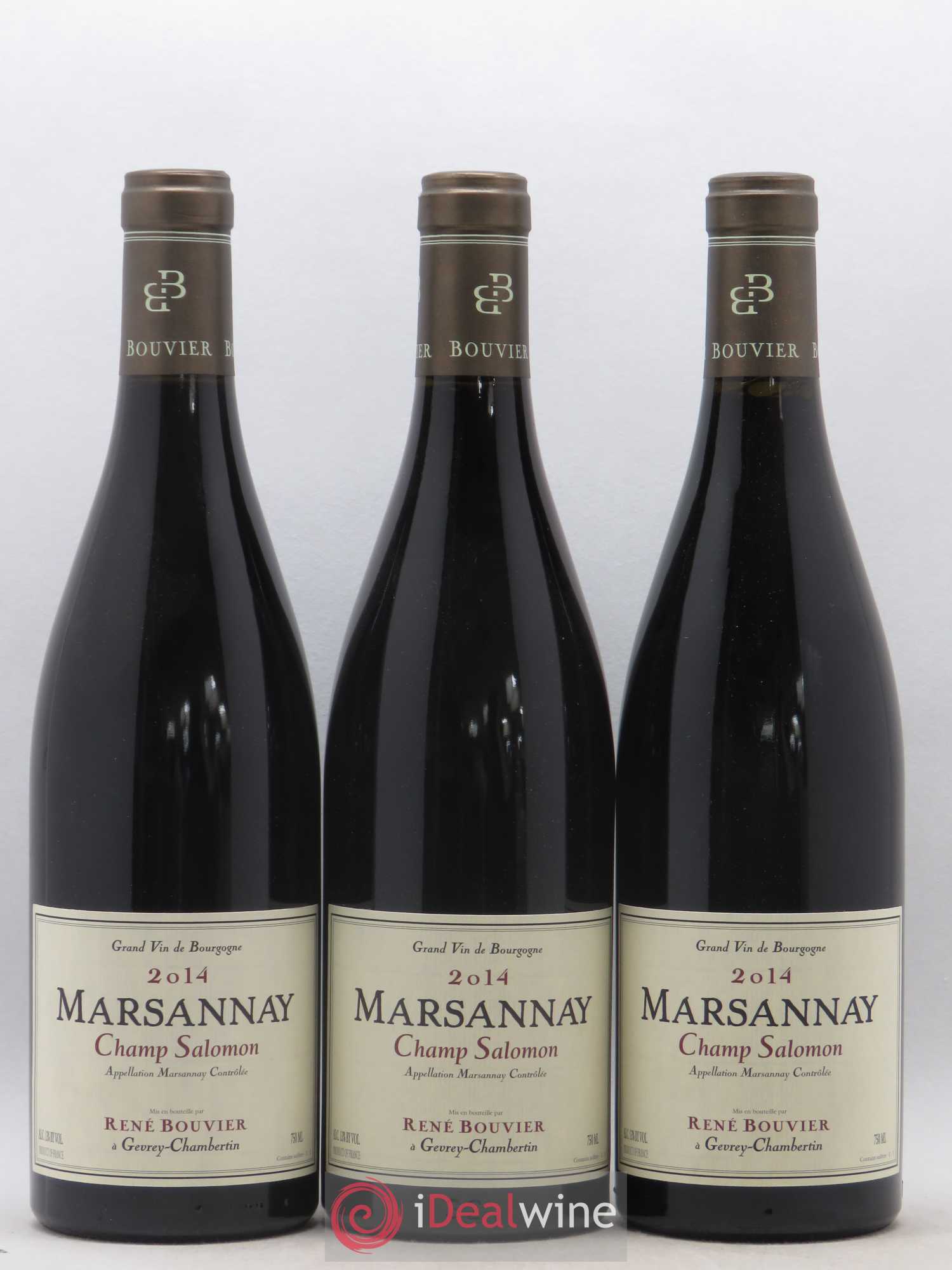 Marsannay Champs Salomon René Bouvier (Domaine) 2014 - Lot de 3 bouteilles - 0