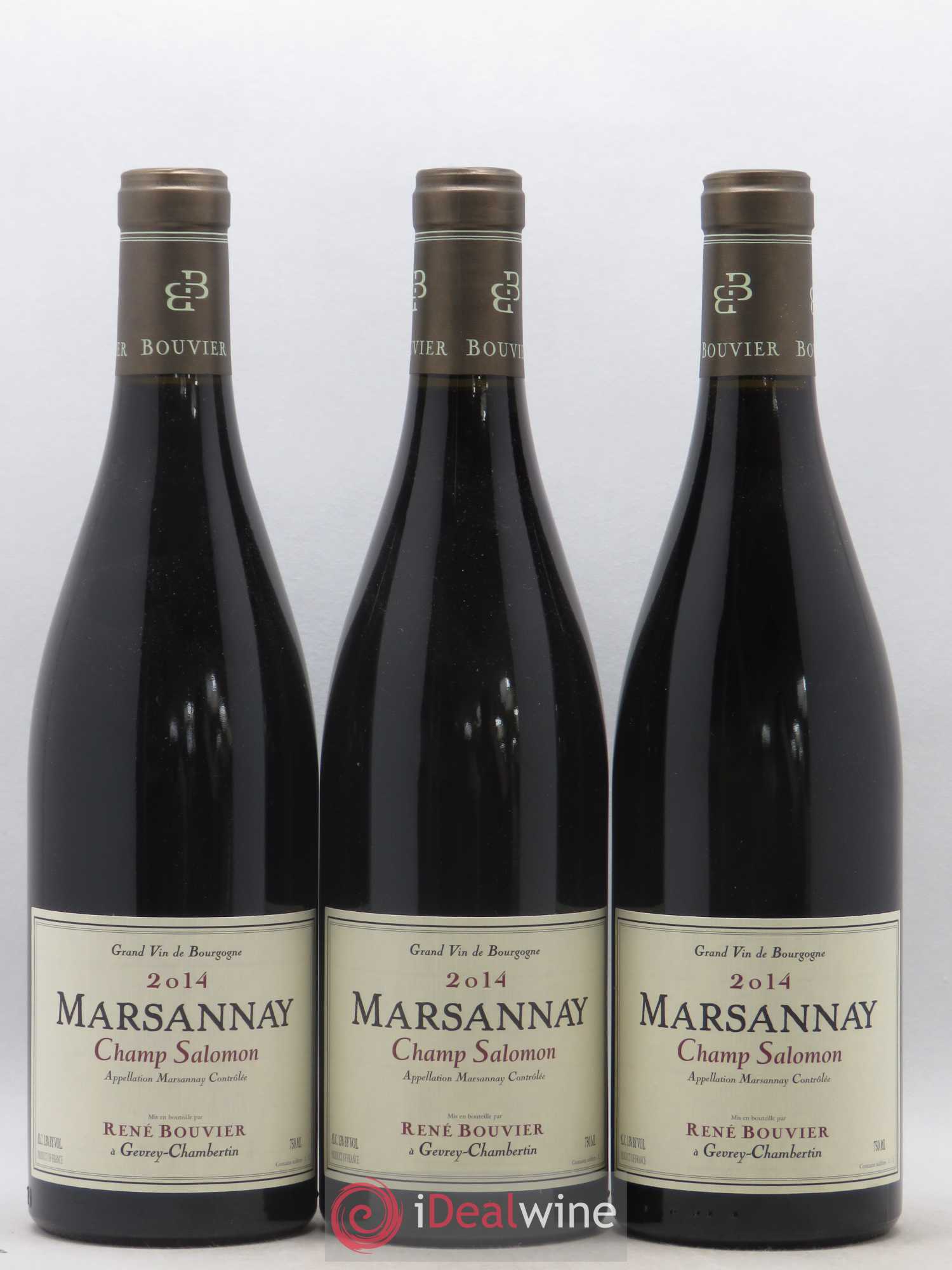 Marsannay Champs Salomon René Bouvier (Domaine) 2014 - Lot de 3 bouteilles - 0