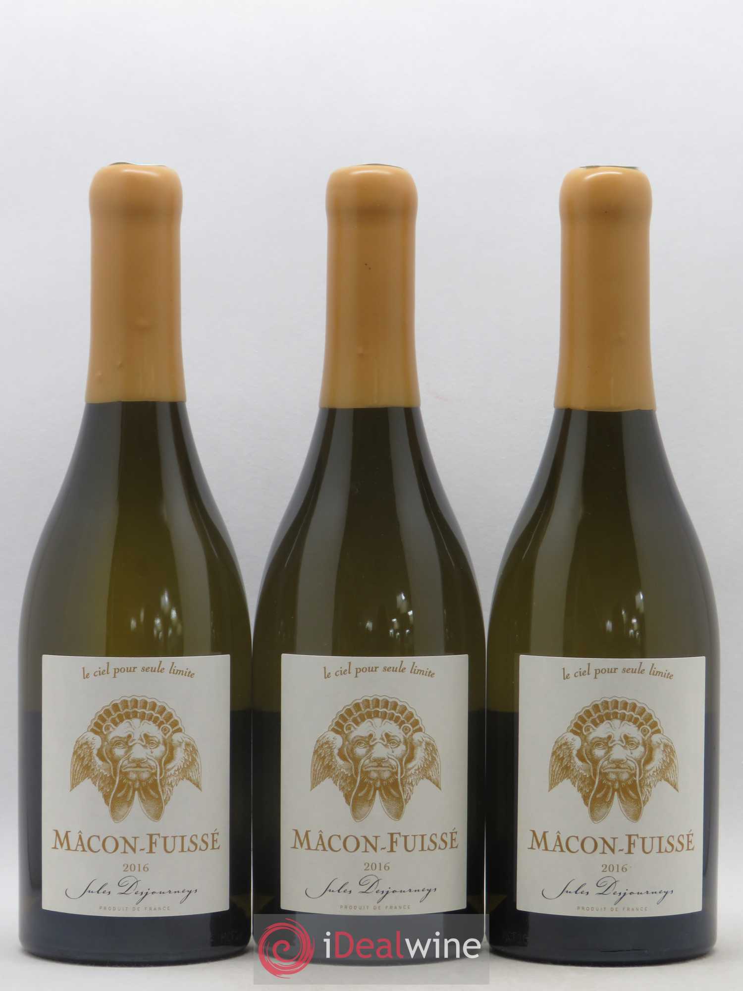 Mâcon-Fuissé Bois de la Croix Jules Desjourneys 2016 - Lot de 3 bouteilles - 0