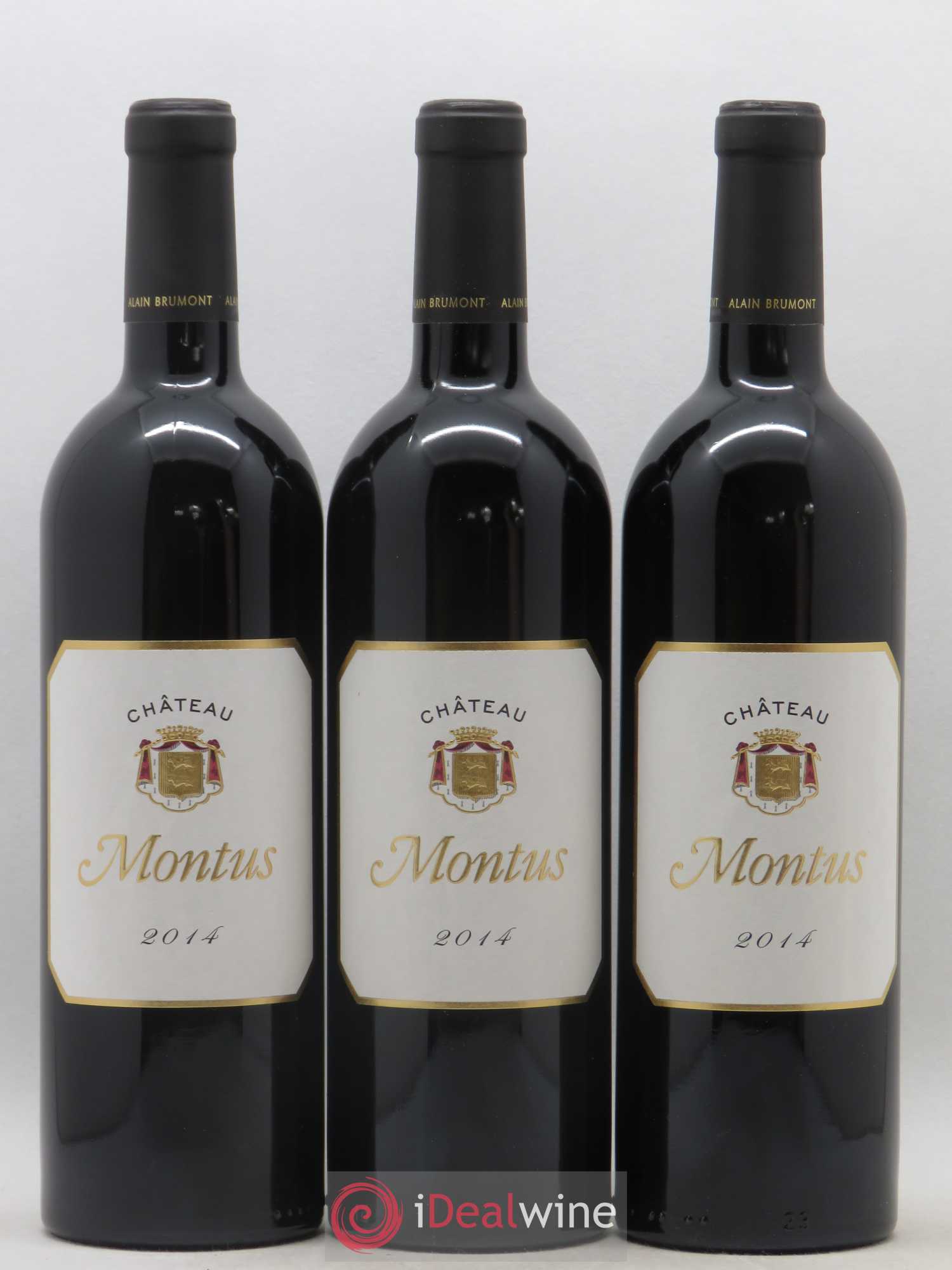 Madiran Château Montus Alain Brumont 2014 - Lot de 3 bouteilles - 0