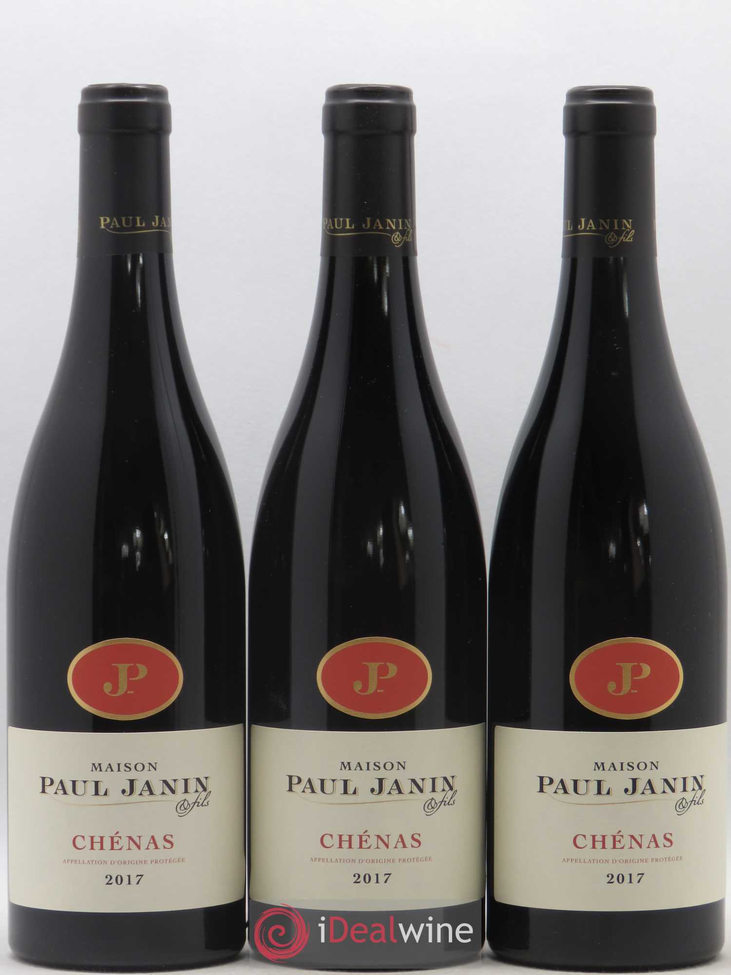 Chénas Paul Janin et Fils (sans prix de réserve) 2017 - Posten von 3 Flaschen - 0