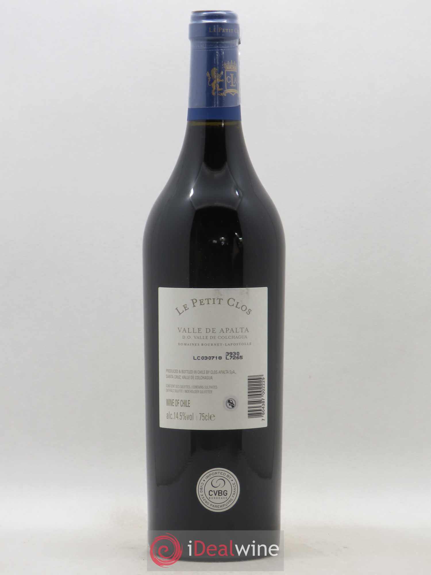 Chili Clos Apalta Valle de Colchagua Le Petit Clos 2015 - Posten von 1 Flasche - 1
