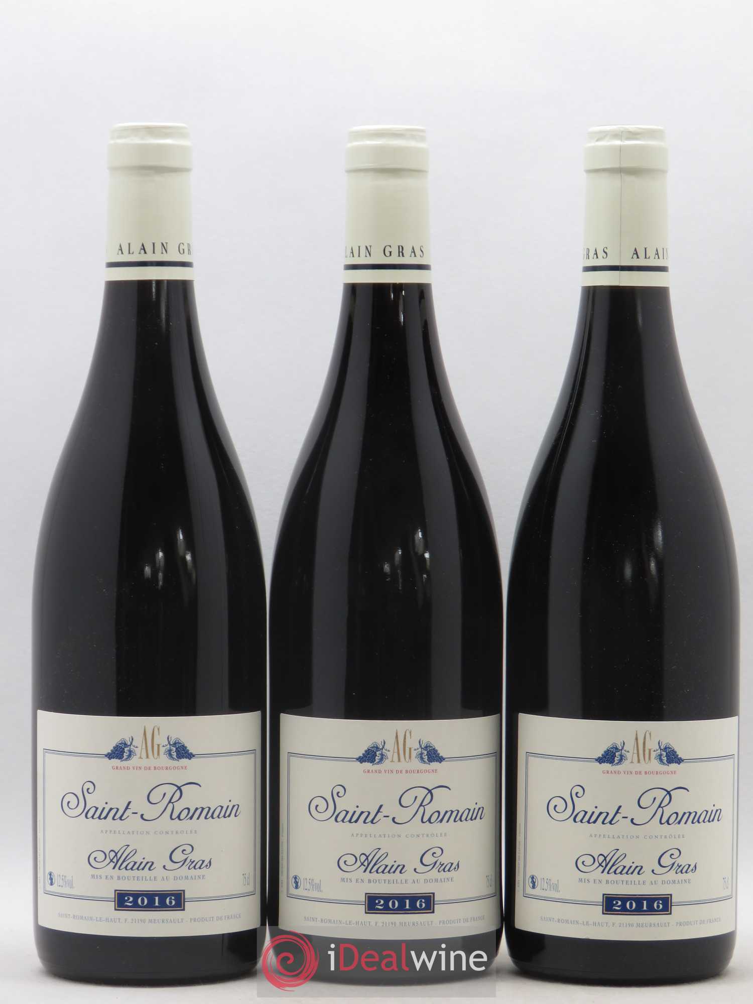 Saint-Romain Alain Gras 2016 - Lot de 3 bouteilles - 0
