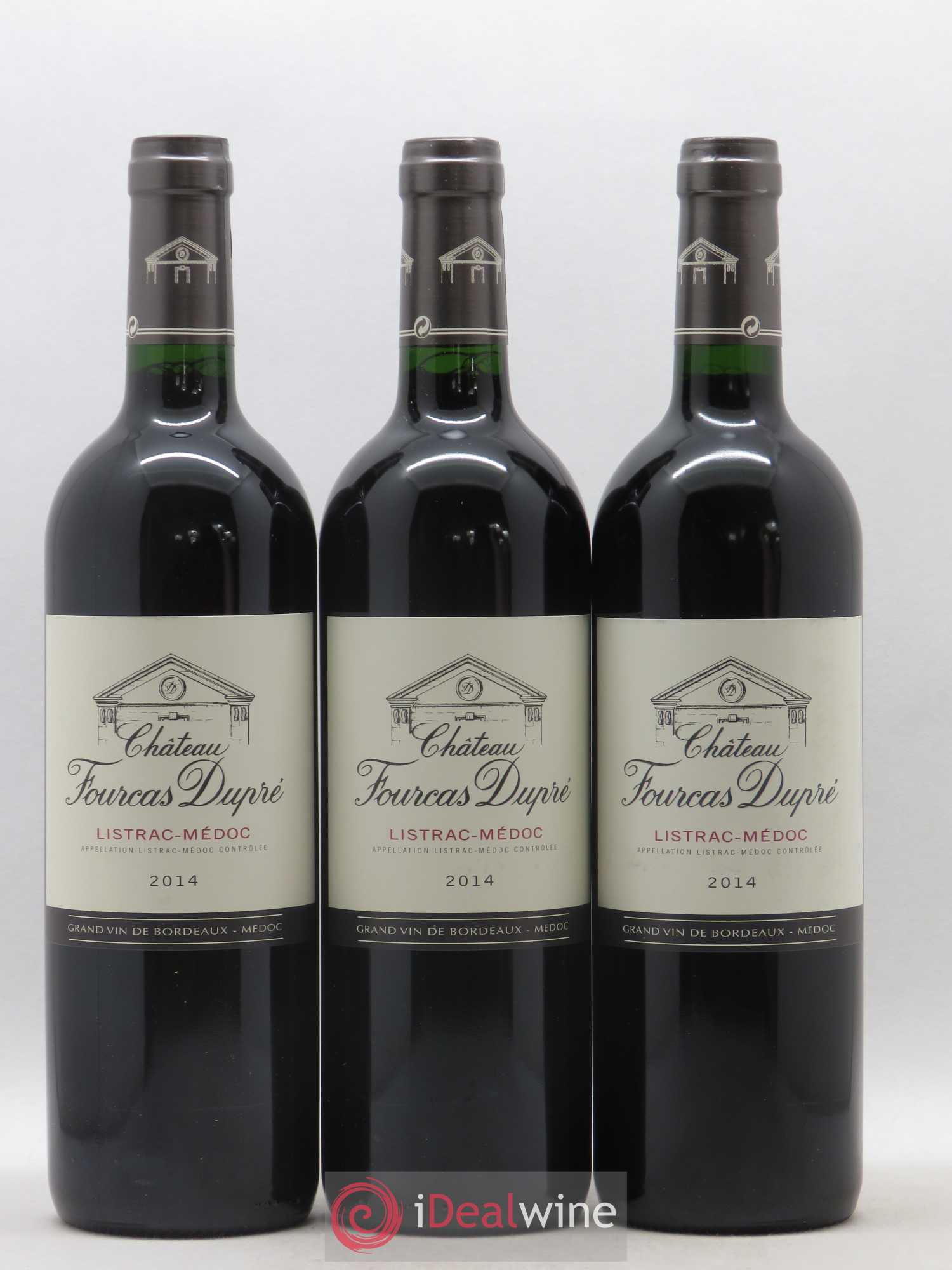 Château Fourcas Dupré (sans prix de réserve) 2014 - Lot de 3 bouteilles - 0