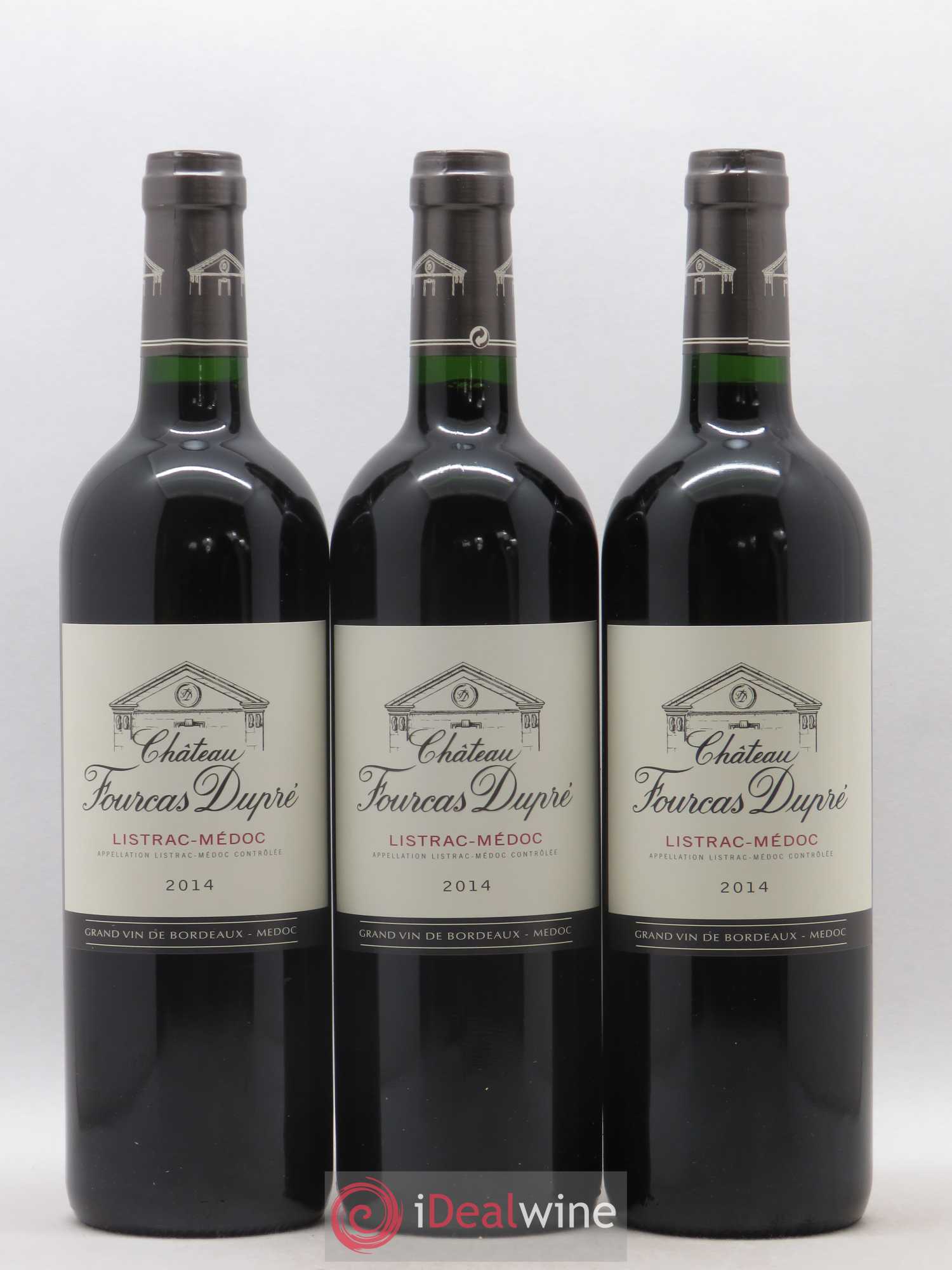 Château Fourcas Dupré (sans prix de réserve) 2014 - Lot de 3 bouteilles - 0