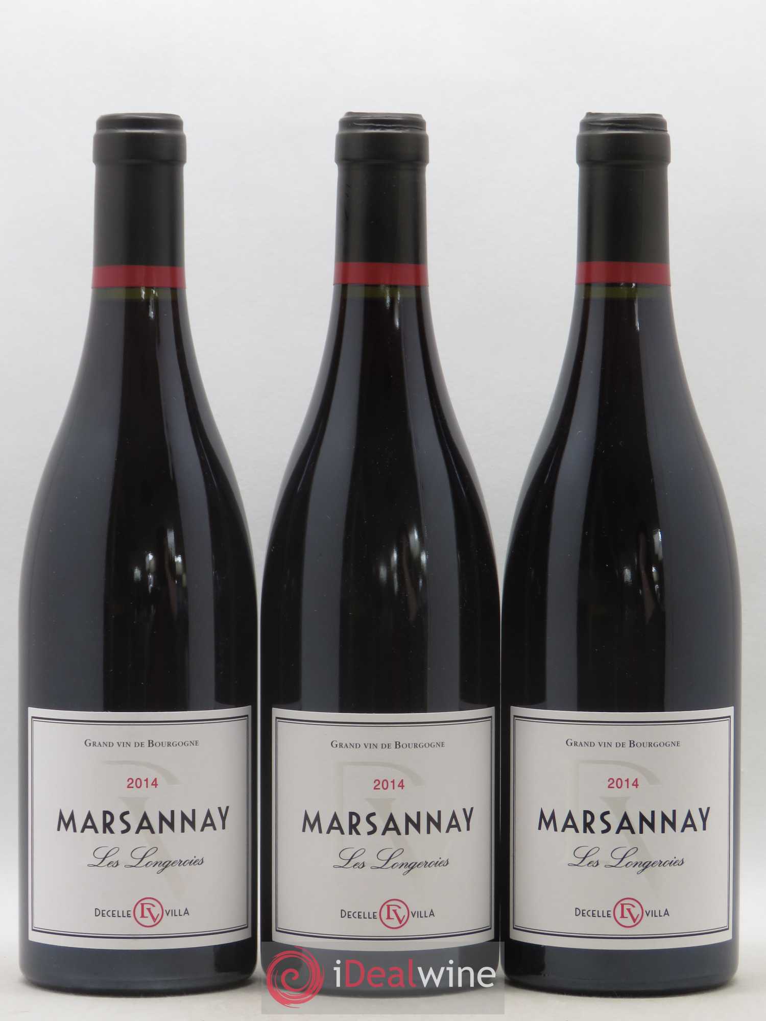 Marsannay Les Longeroies Decelle Villa 2014 - Posten von 3 Flaschen - 0
