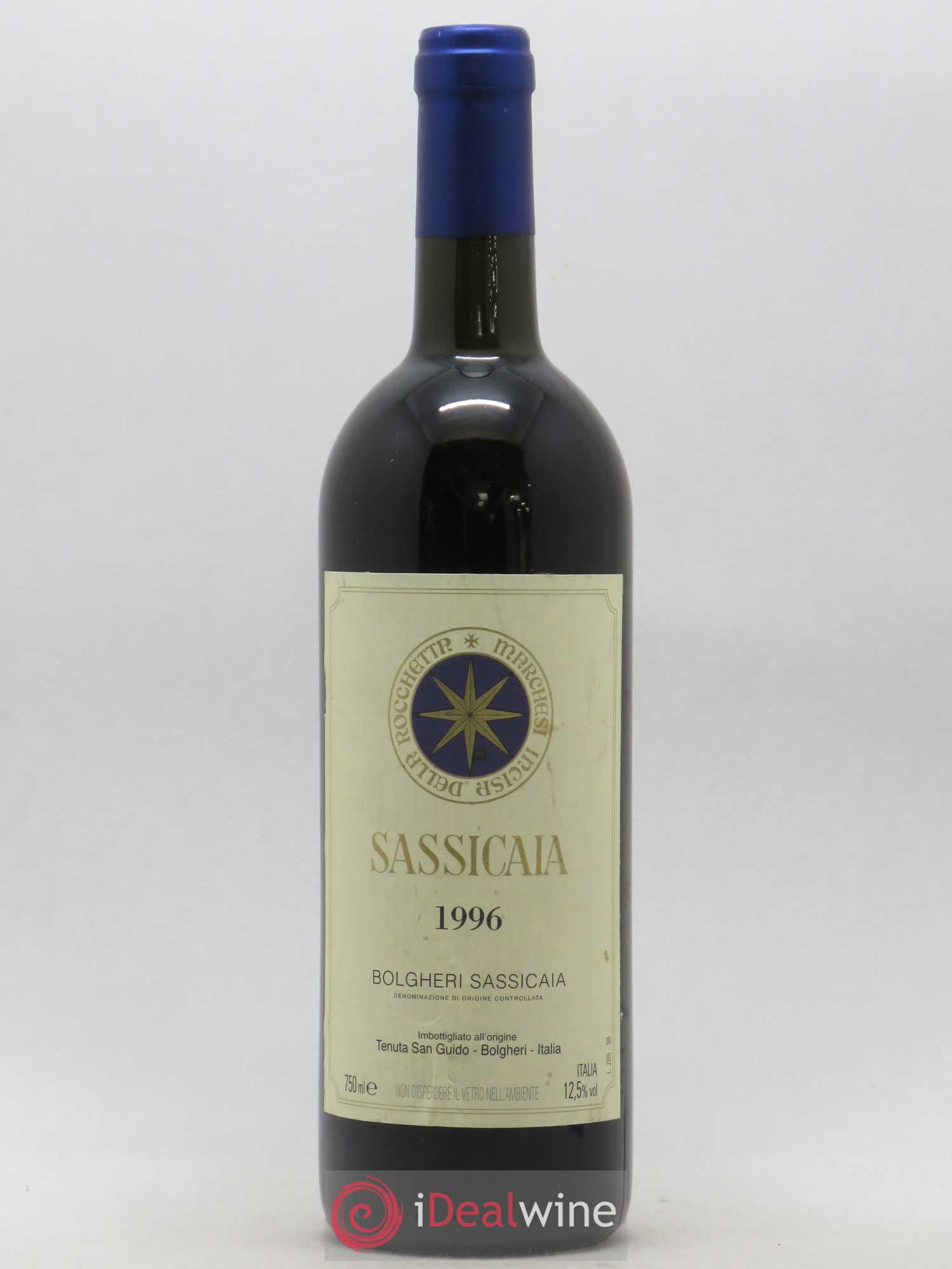 Bolgheri DOC Sassicaia Tenuta San Guido 1996 - Lot de 1 bouteille - 0