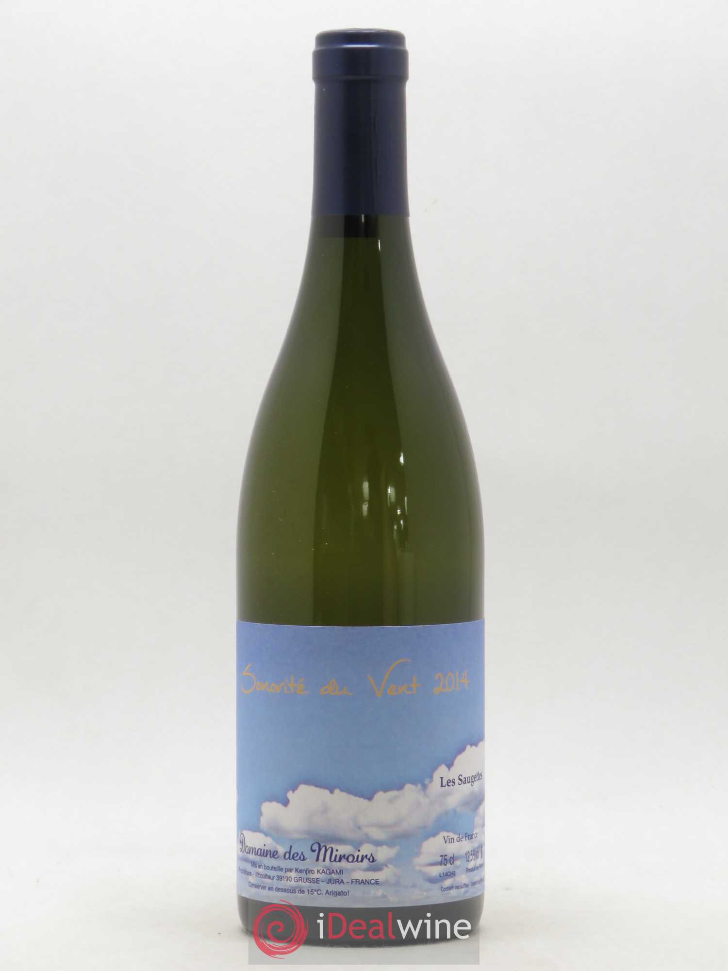 Vin de France Sonorité du vent Les saugettes Kenjiro Kagami - Domaine des Miroirs 2014 - Lot de 1 bouteille - 0