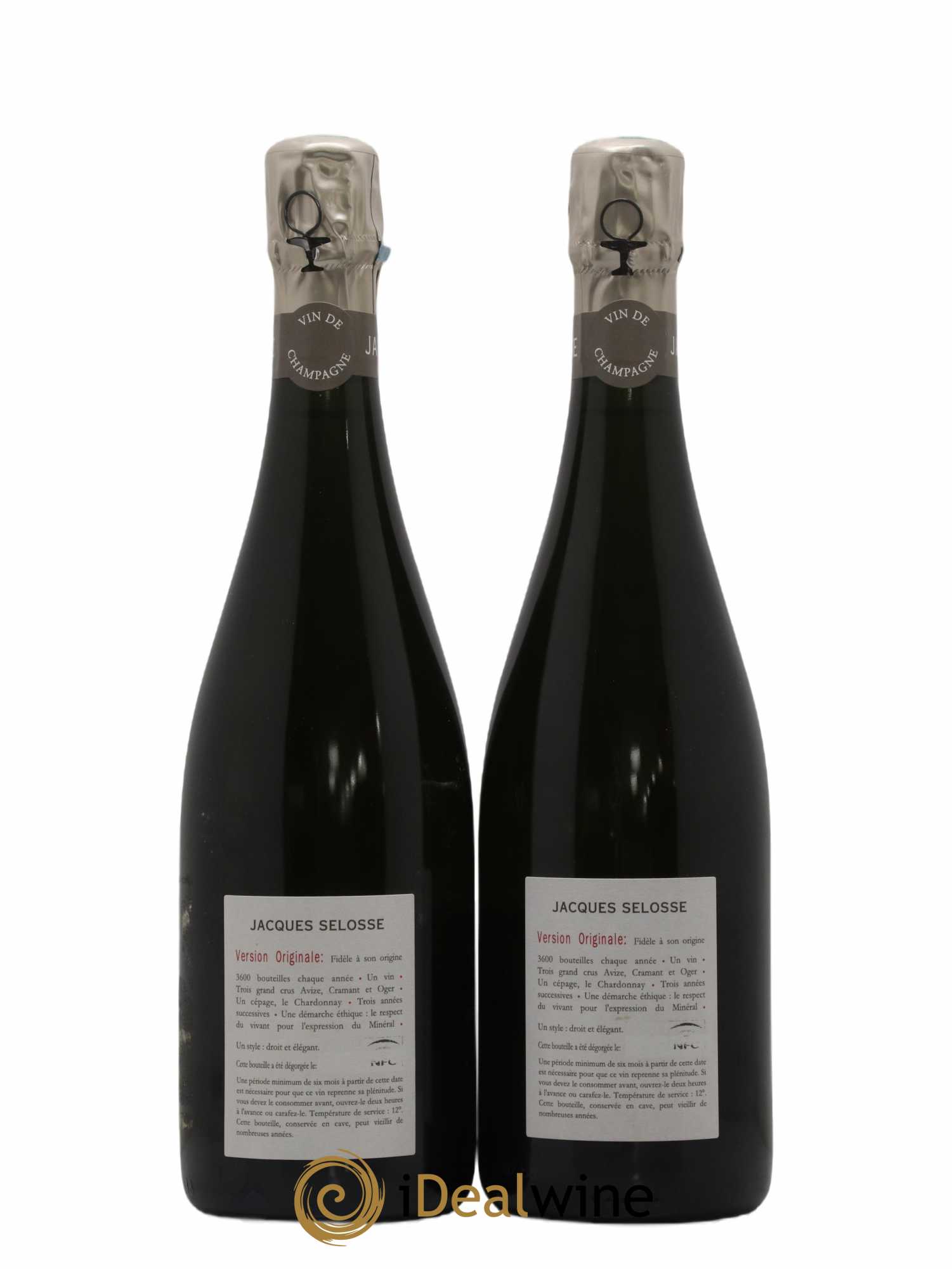Version Originale Jacques Selosse - Lot of 2 bottles - 1