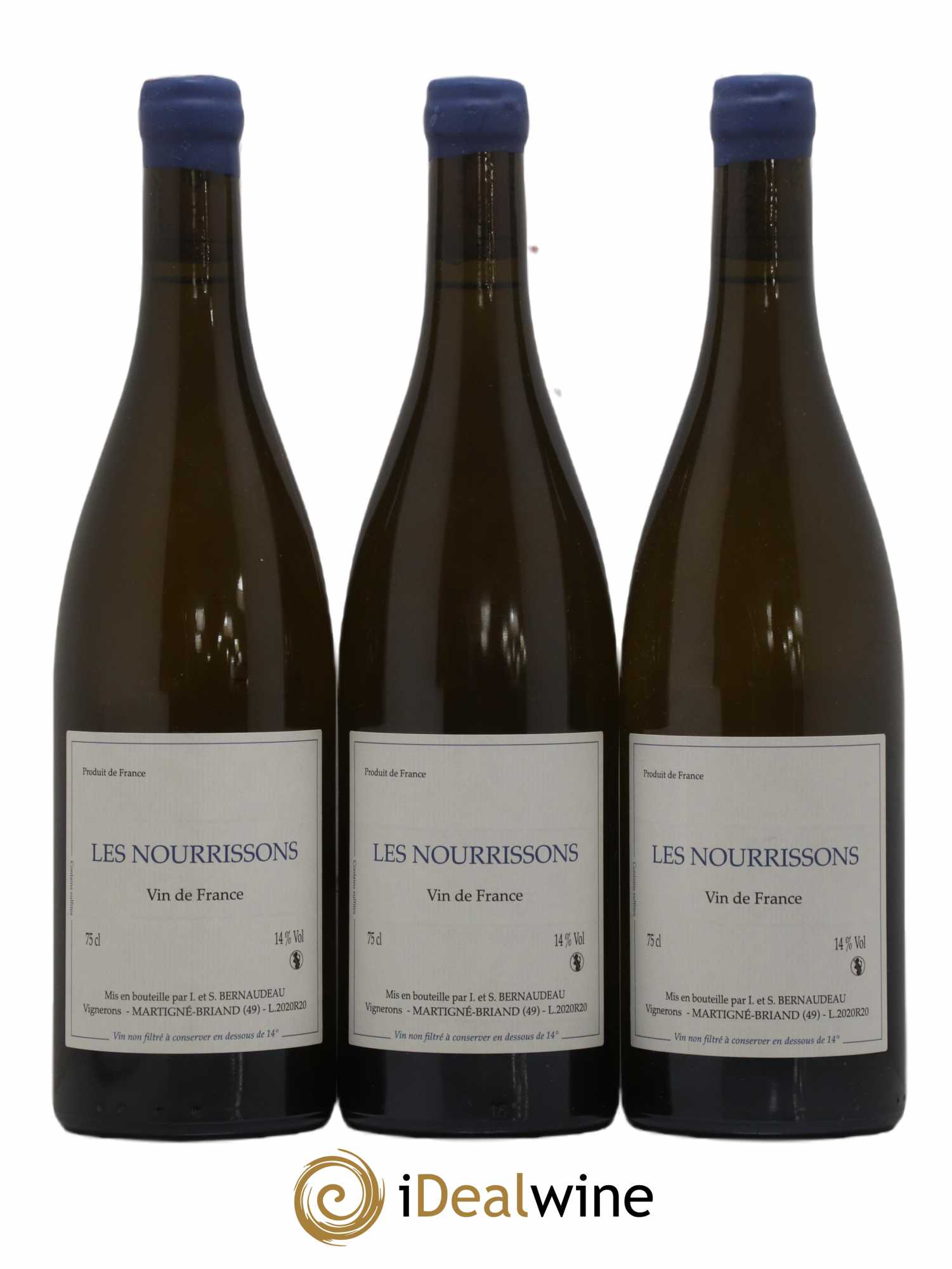 Vin de France Les Nourrissons Stéphane Bernaudeau 2020 - Lot de 3 bouteilles - 0