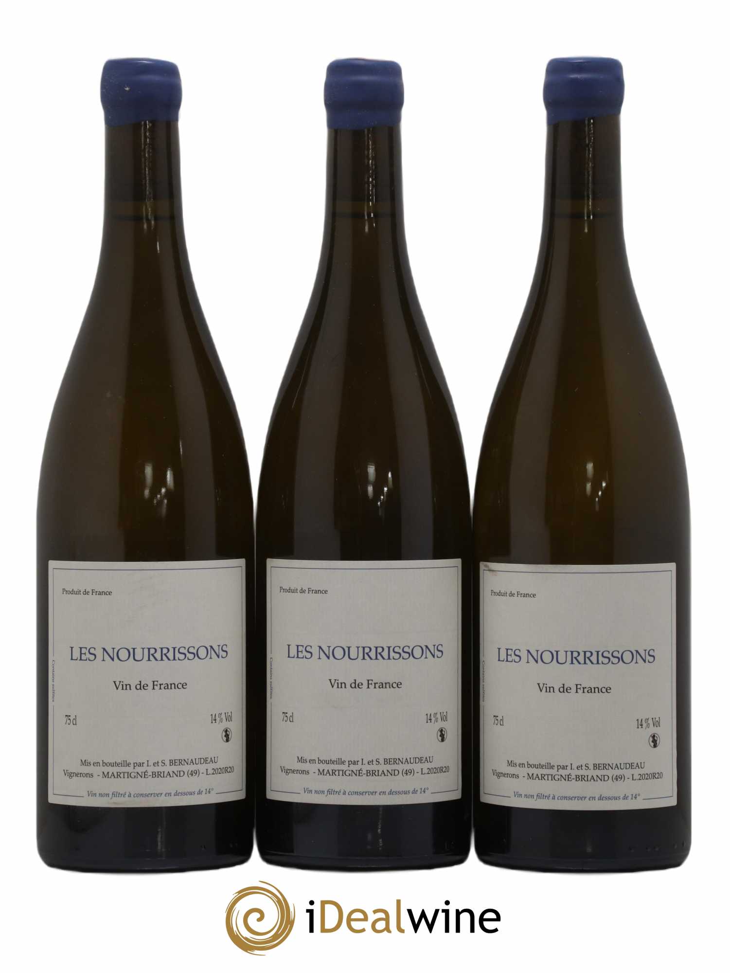 Vin de France Les Nourrissons Stéphane Bernaudeau 2020 - Lot de 3 bouteilles - 0