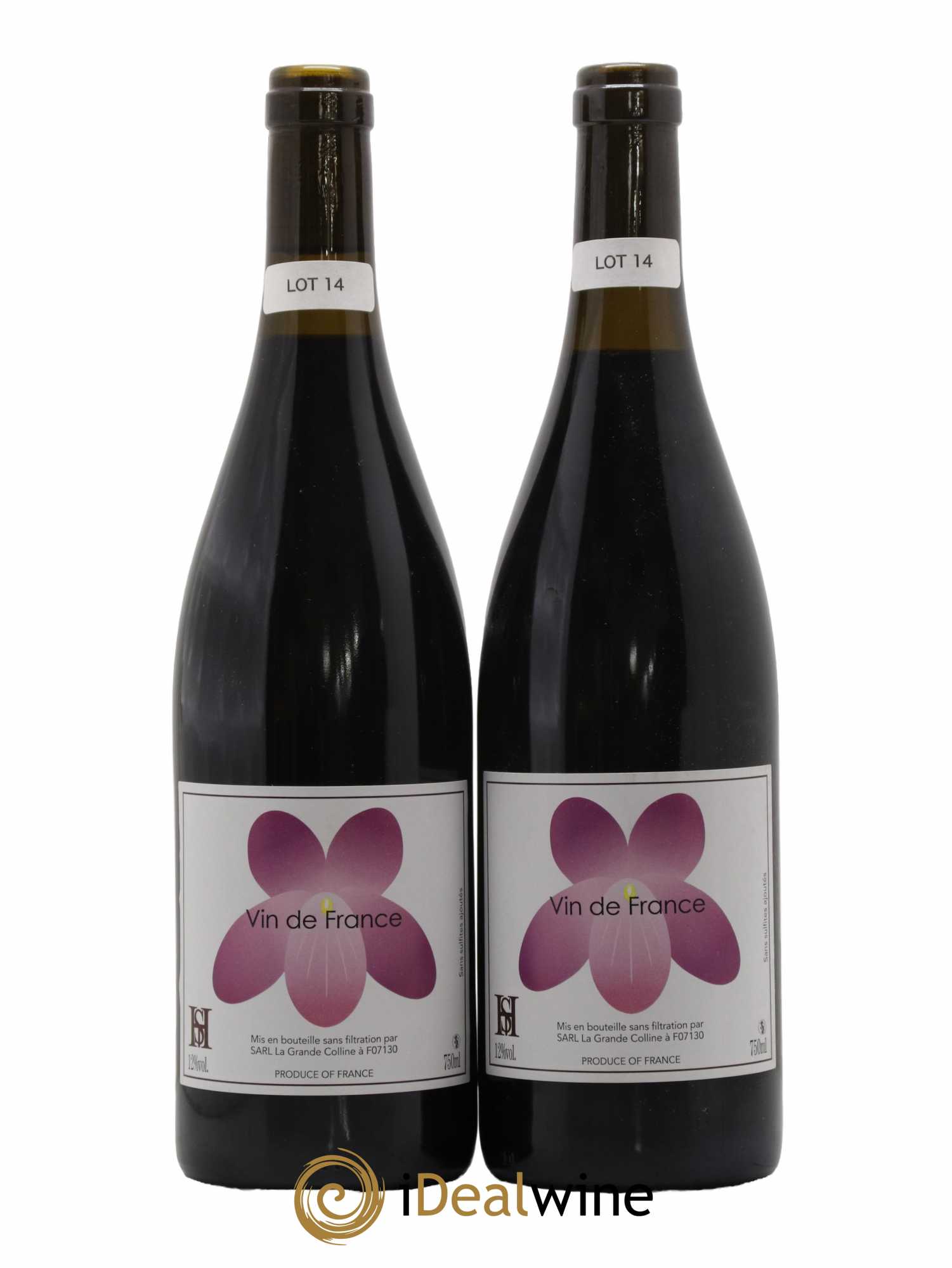 Vin de France (Ex Saint-Joseph) Hirotake Ooka - Domaine La Grande Colline 2014 - Lot de 2 bouteilles - 0