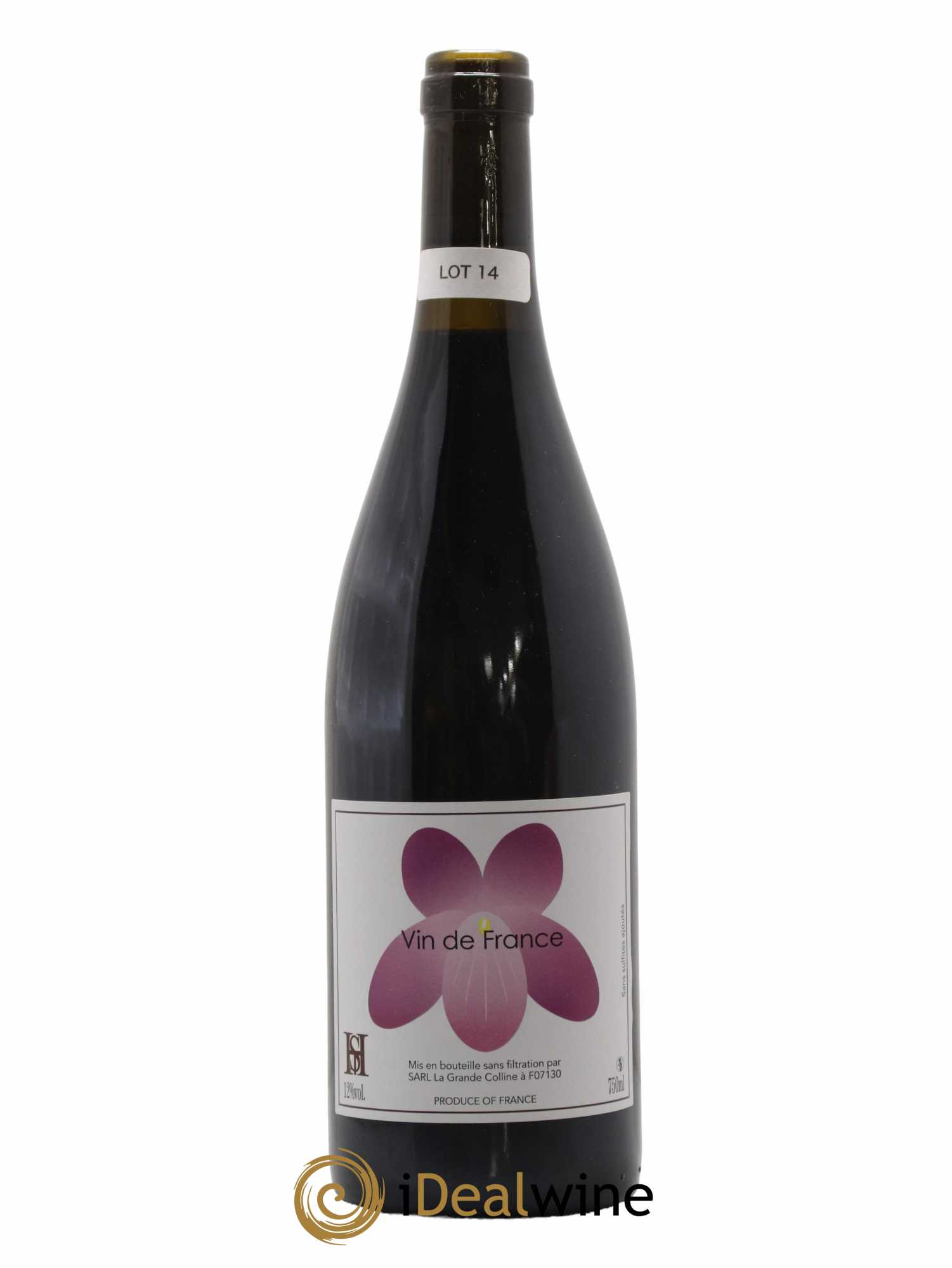 Vin de France (Ex Saint-Joseph) Hirotake Ooka - Domaine La Grande Colline 2014 - Lot de 1 bouteille - 0