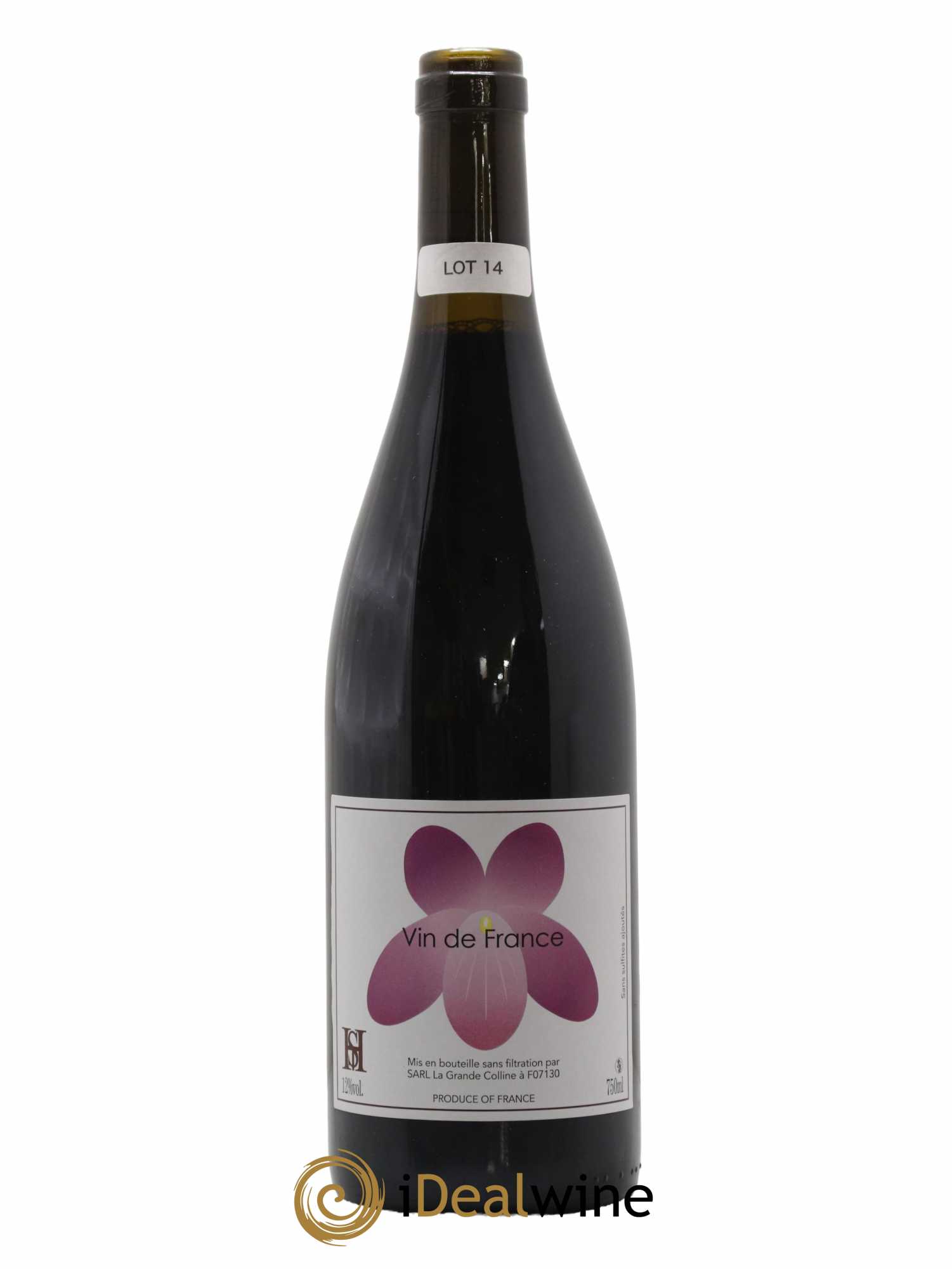 Vin de France (Ex Saint-Joseph) Hirotake Ooka - Domaine La Grande Colline 2014 - Lot de 1 bouteille - 0