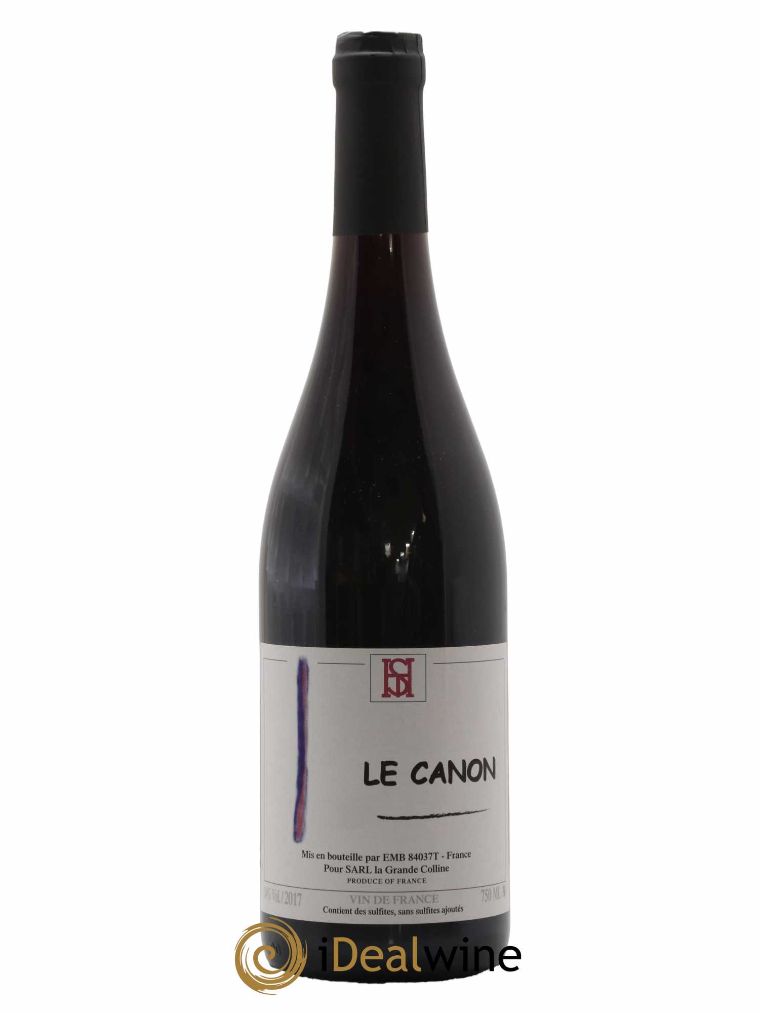 Vin de France Le Canon Hirotake Ooka - Domaine La Grande Colline 2017 - Lot de 1 bouteille - 0