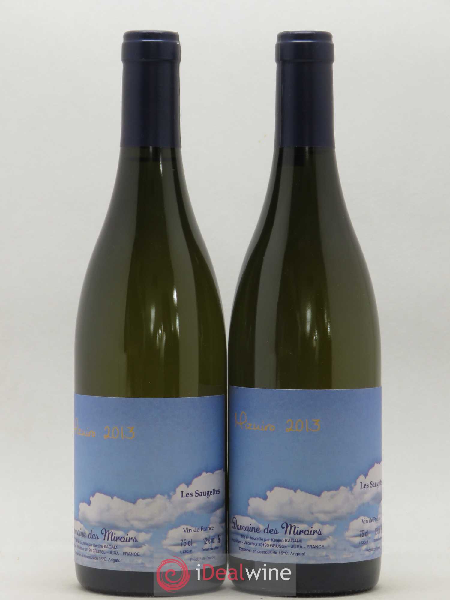 Vin de France Mizuiro Les Saugettes Kenjiro Kagami - Domaine des Miroirs 2013 - Lot de 2 bouteilles - 0