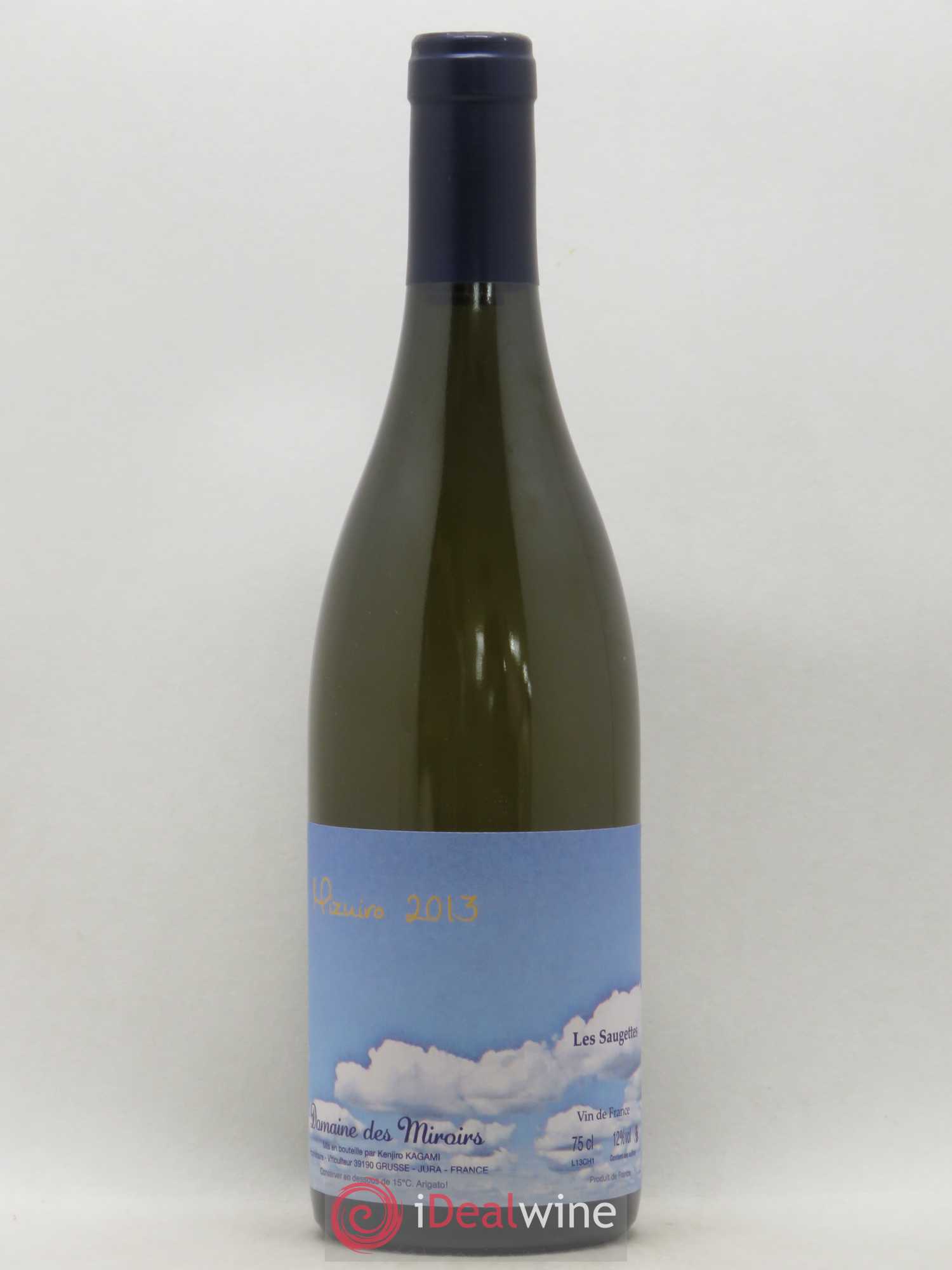Vin de France Mizuiro Les Saugettes Kenjiro Kagami - Domaine des Miroirs 2013 - Lot de 1 bouteille - 0