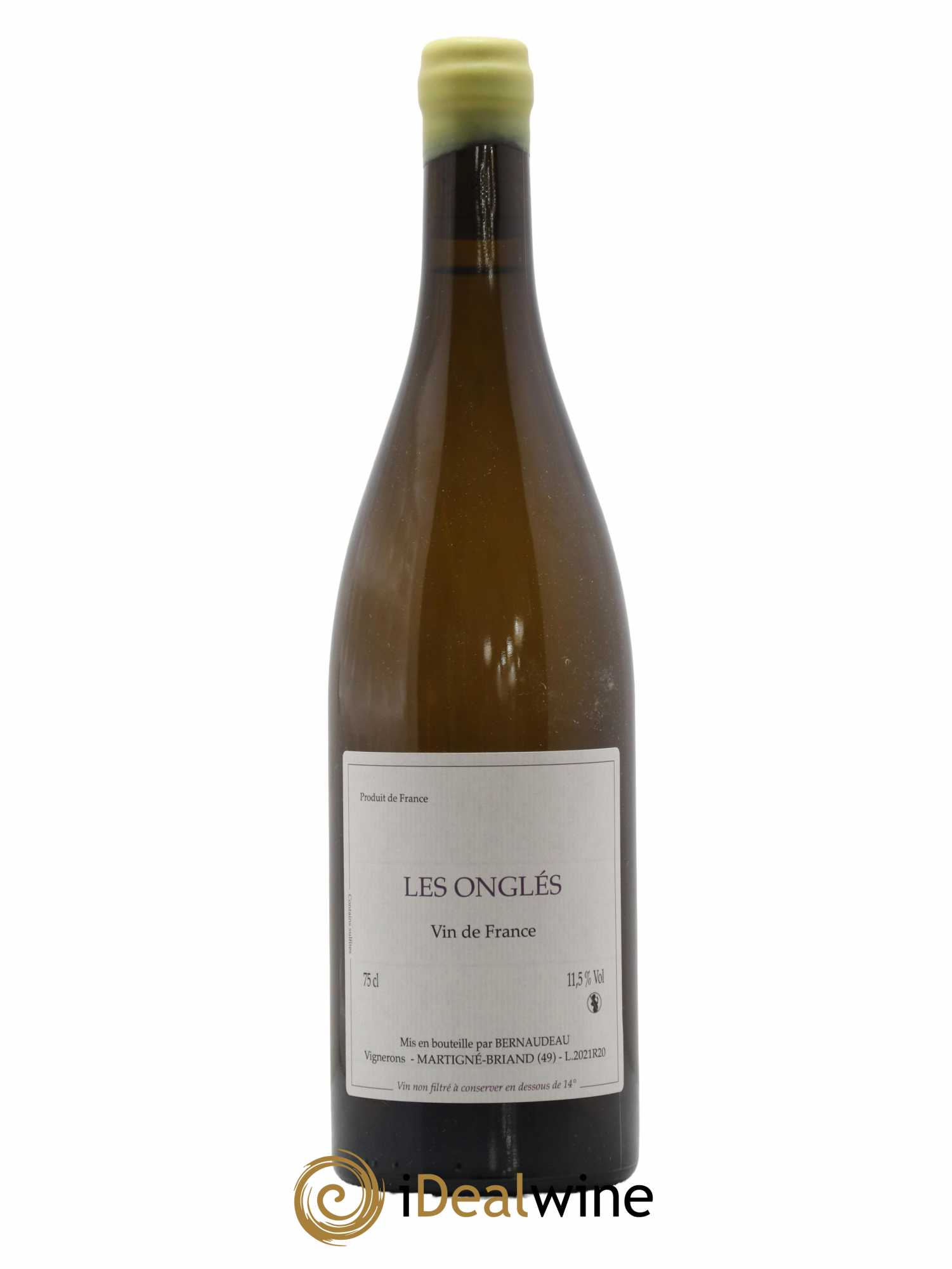 Vin de France Les Onglés Stéphane Bernaudeau 2021 - Lot de 1 bouteille - 0